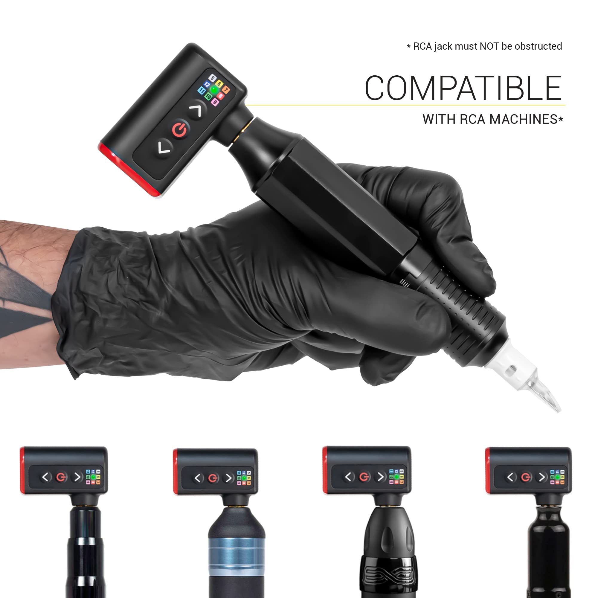 Darklab - Lightningbolt Uni Battery Pack - Black - Portable Battery Power Supply, 10 Hours Of Battery Life, Usb-C Port Charging