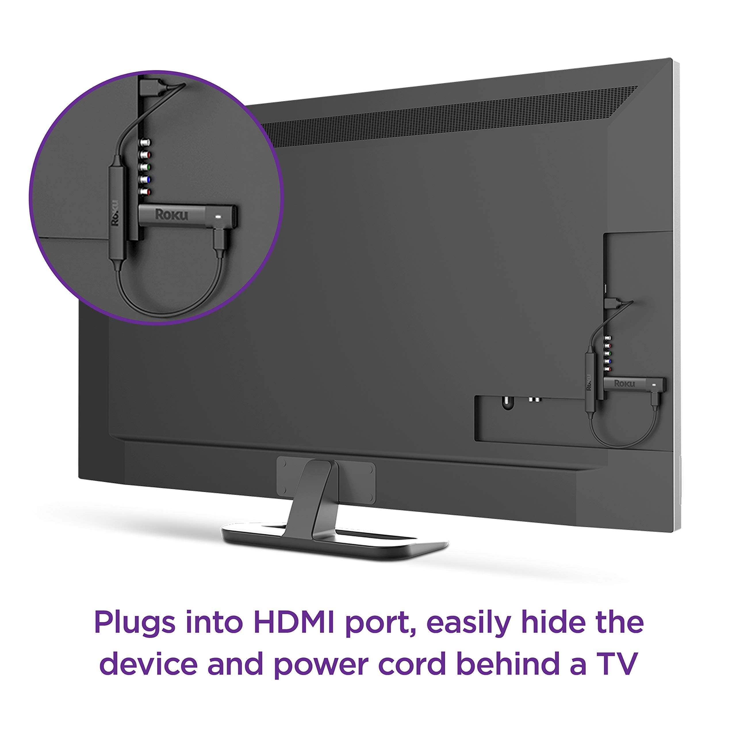 Roku Streaming Stick+ | Hd/4K/Hdr Streaming Device With Long Range Wireless And Roku Voice Remote With Tv Controls