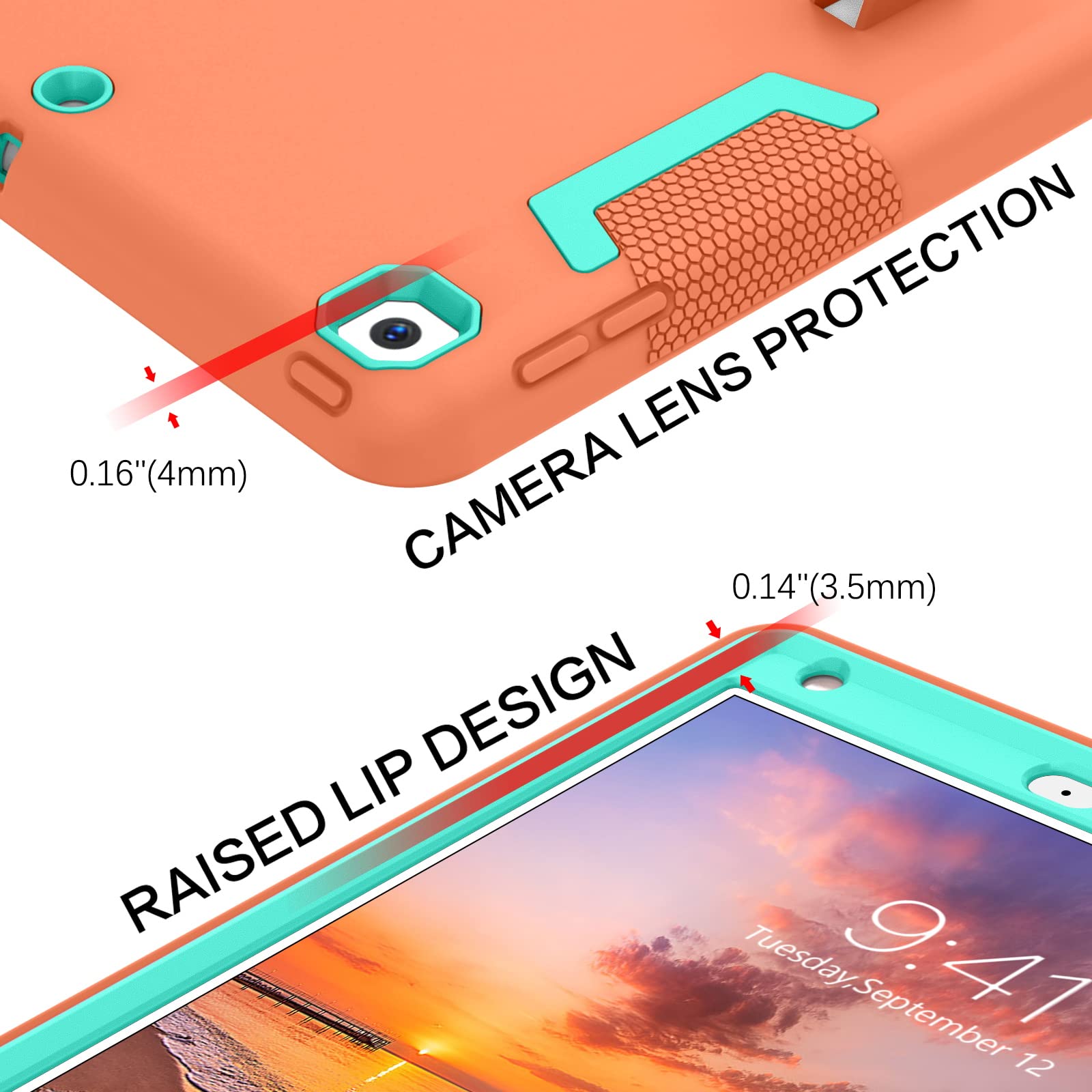 Veningo Ipad 9Th Generation Case, Ipad 8Th Gen Case,Ipad 7Th Gen Case, Ipad 10.2 2021/2020/2019 Case, 3 In 1 Heavy Duty Rugged S