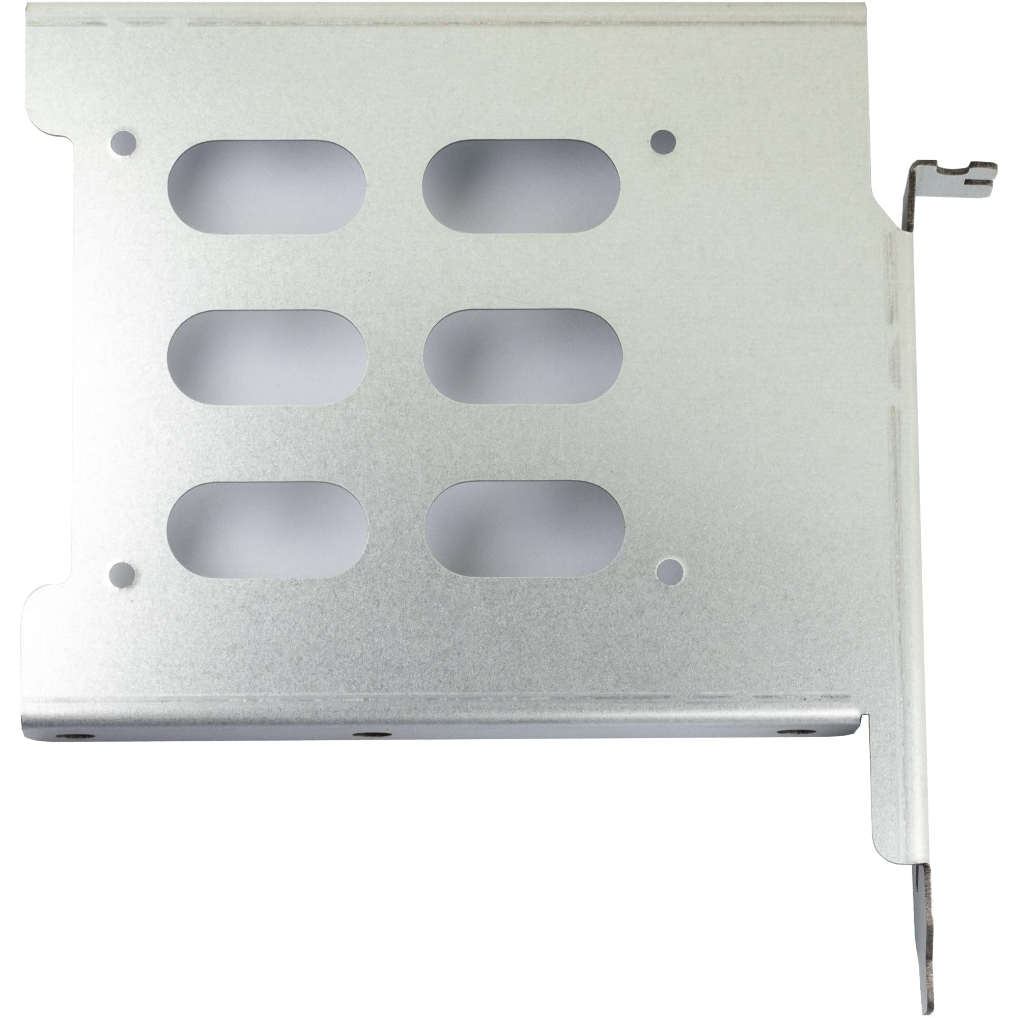 2Pcs 2.5  To 3.5  Hard Drive Tray Holder For Pci Ssd Hdd Metal Mounting Bracket Adapter