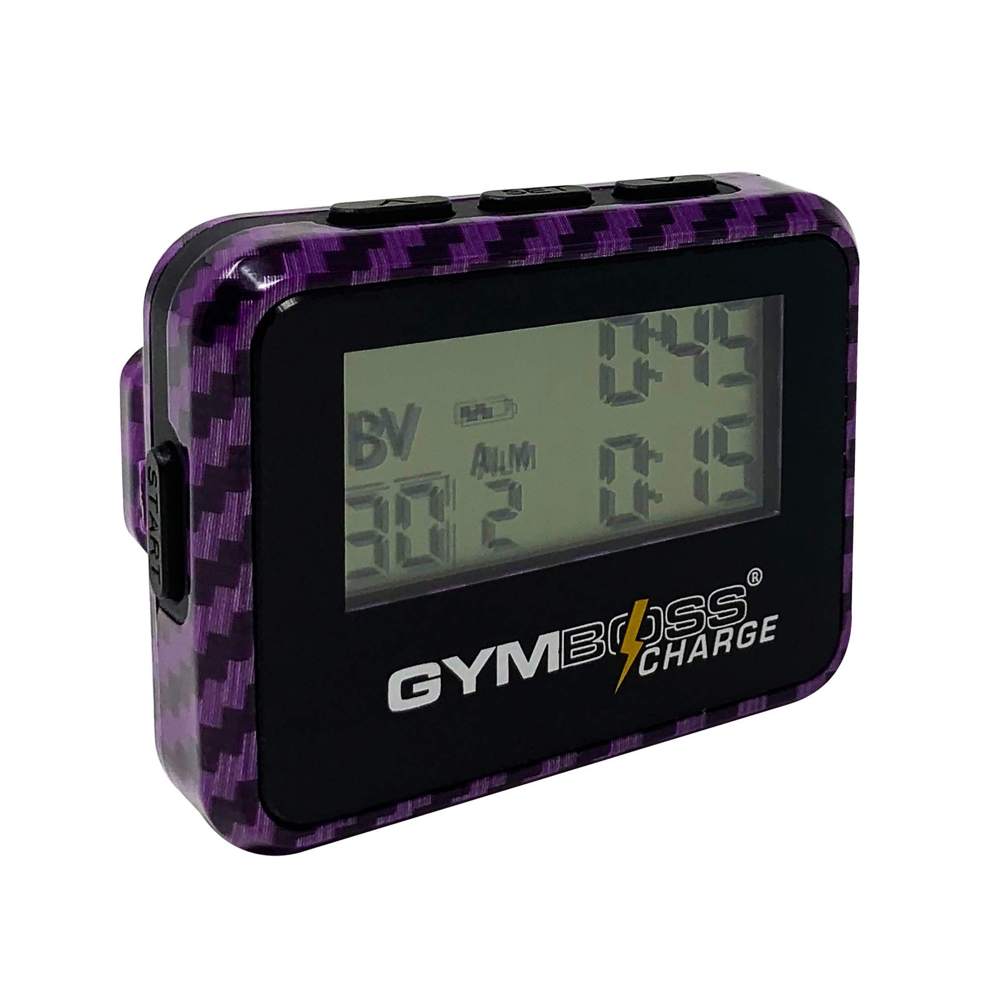 Gymboss Charge Interval Timer And Stopwatch (Carbon Purple)