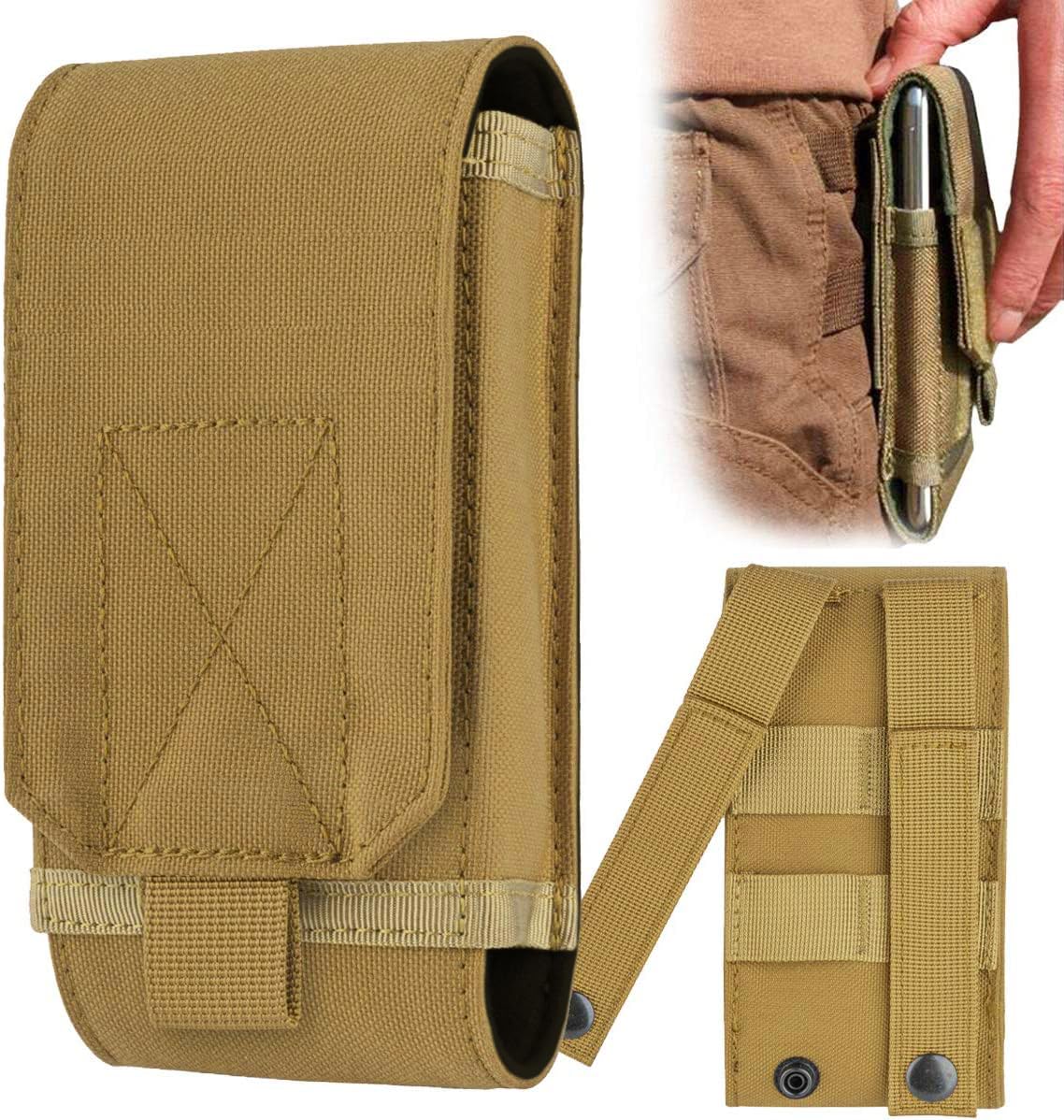 Urvoix Molle Phone Pouch For Belt, Tacitcal Cell Phone Holster Bag Cover Case For Iphone 16 Pro Max/15 14 13 12 Pro Max/16 15 14