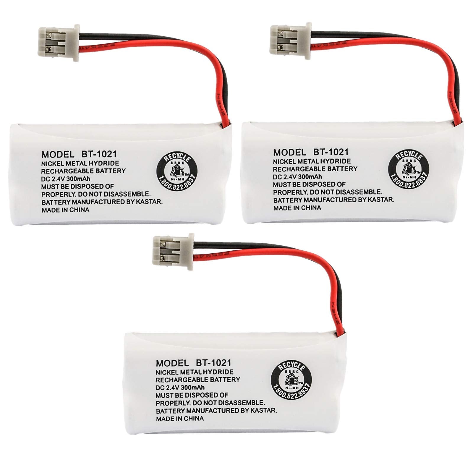 New Genuine Oem Uniden Bt 1021 Bbtg0798001 Cordless Handset Rechargeable Battery (3 Pack)