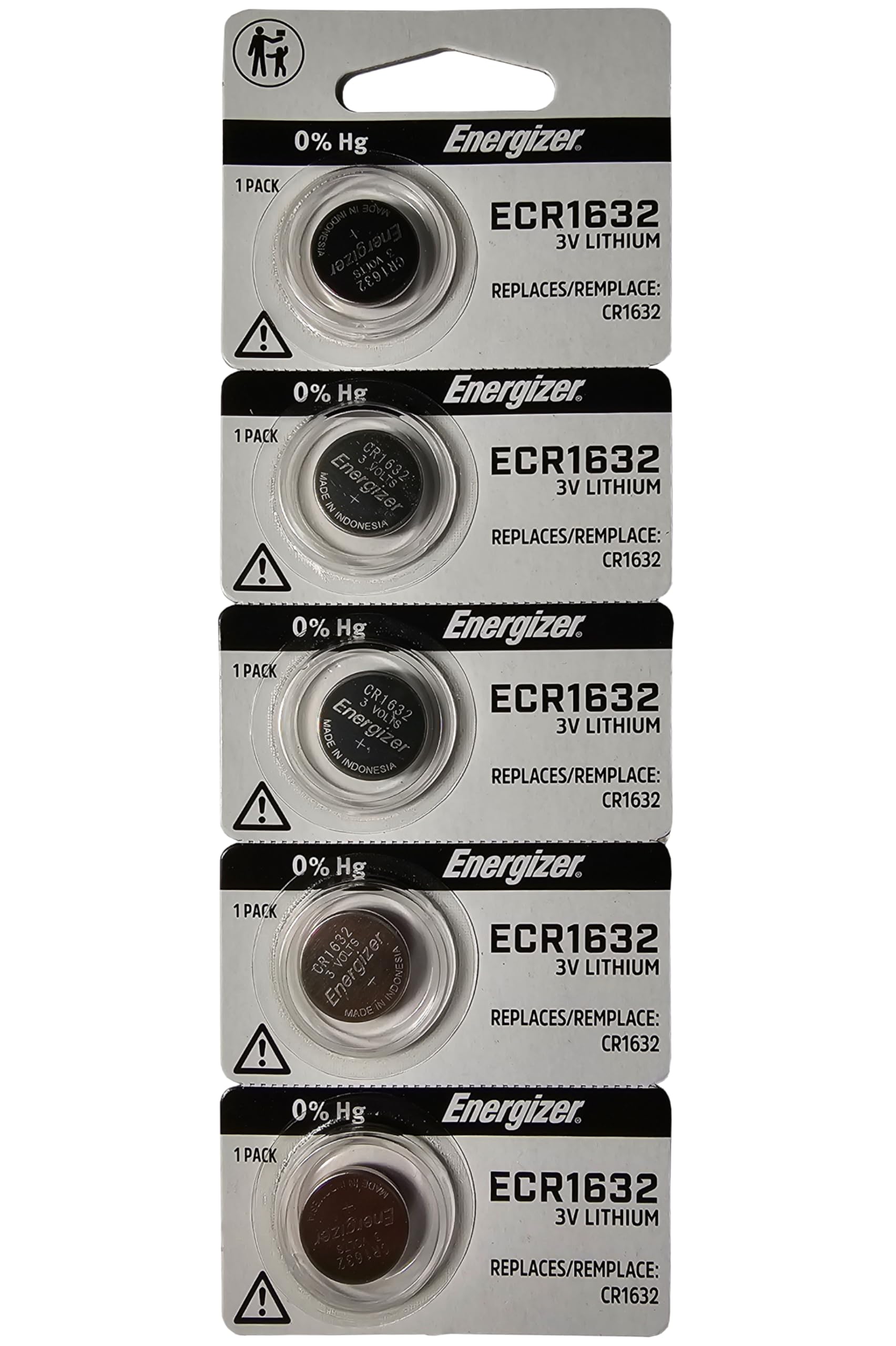 Energizer Cr1632 3V Lithium Coin Battery (5 Count (Pack Of 1))