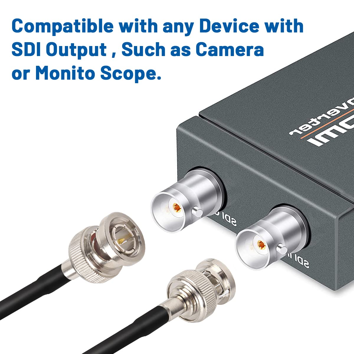 Xrds  Rf 2Pcs 3G/6G Sdi Cable 2Ft, Hd Sdi Bnc Male 75 Ohm Rg179 Jumper Cables For Bmcc Video Camera