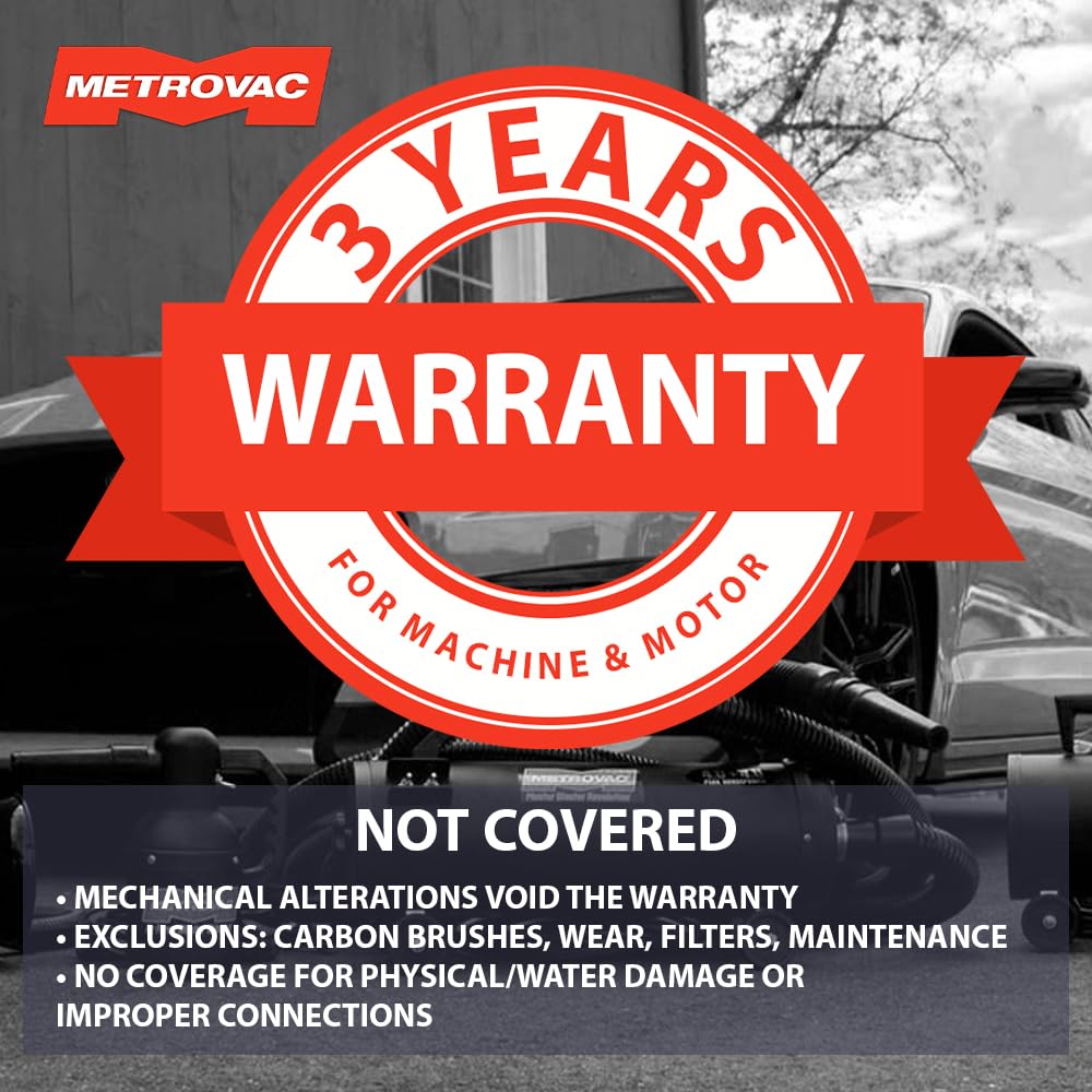 Metrovac Evolution Hand Vacuum   120V, 504W, Powerful, Lightweight, Dry Pickup For Easy Cleanups In Home, Office, Car   Satin Ni