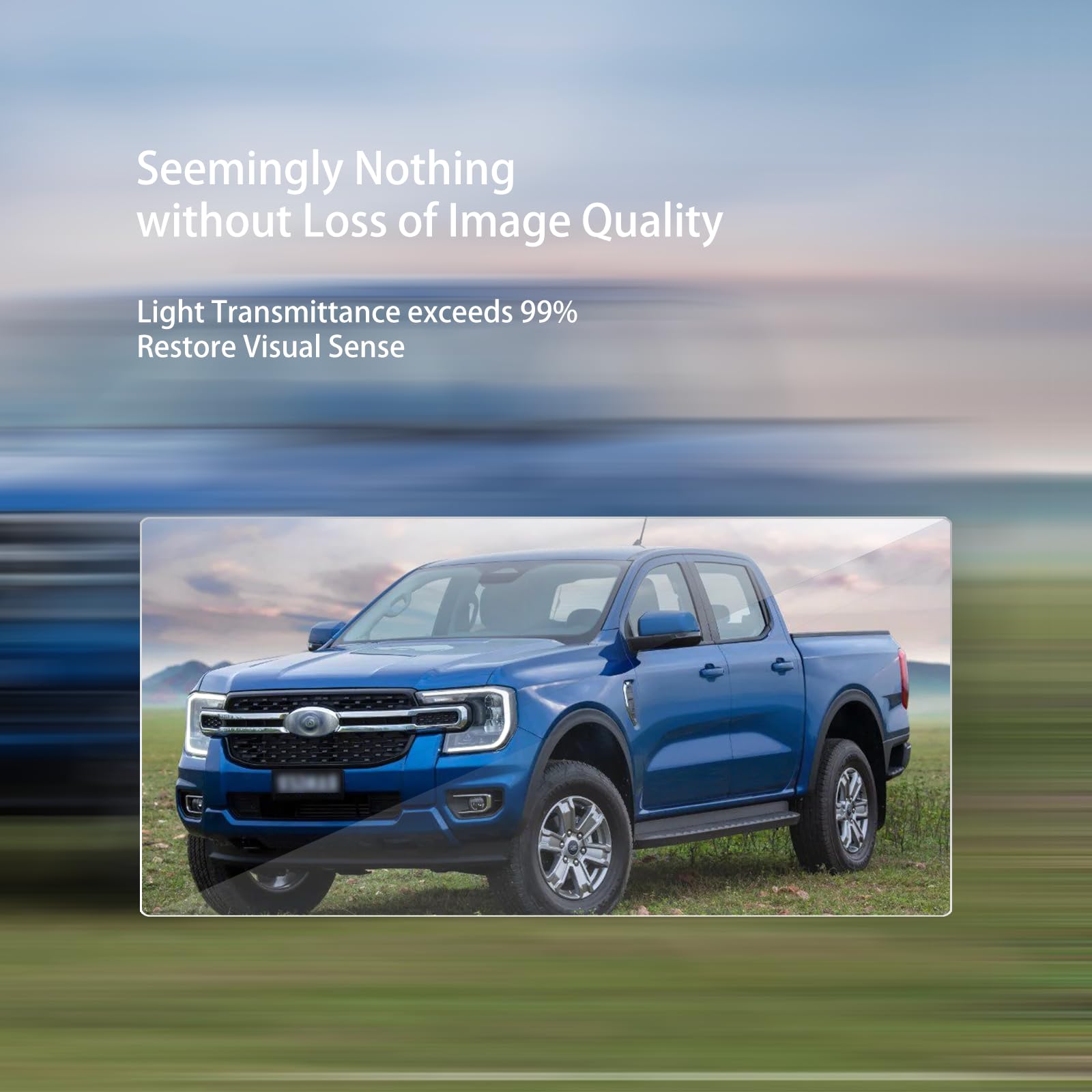 2Pack 2024 Ford Ranger Raptor Screen Protector For Ford Ranger 2024 Accessories 12Inch Touchscreen Clear Display Protector Film