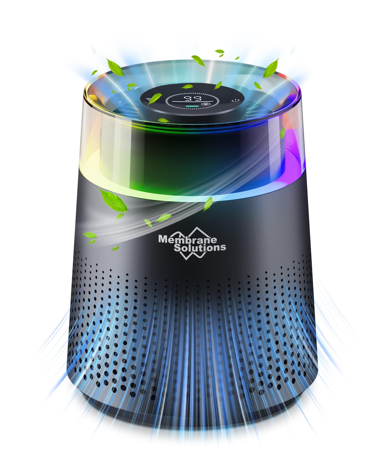 Msb5 Air Purifiers For Bedroom, H13 True Hepa Air Purifier For Home Room Office, 20Db Quiet Air Cleaner With Sleep Mode Colorful