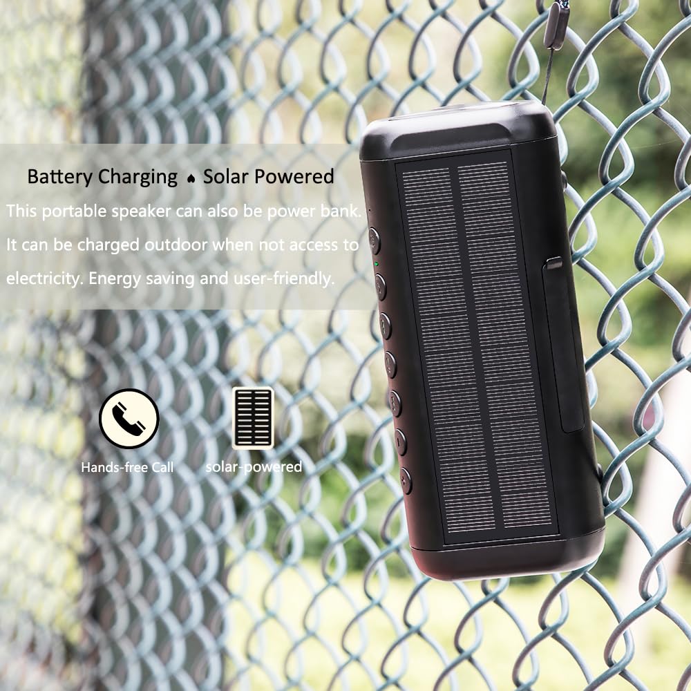 Solar Bluetooth Speaker Portable