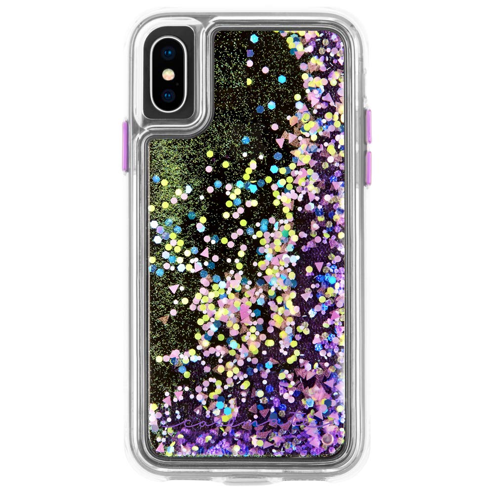 Case Mate   Iphone Xs Case   Glow Waterfall   Iphone 5.8   Purple Glow, Cm037714