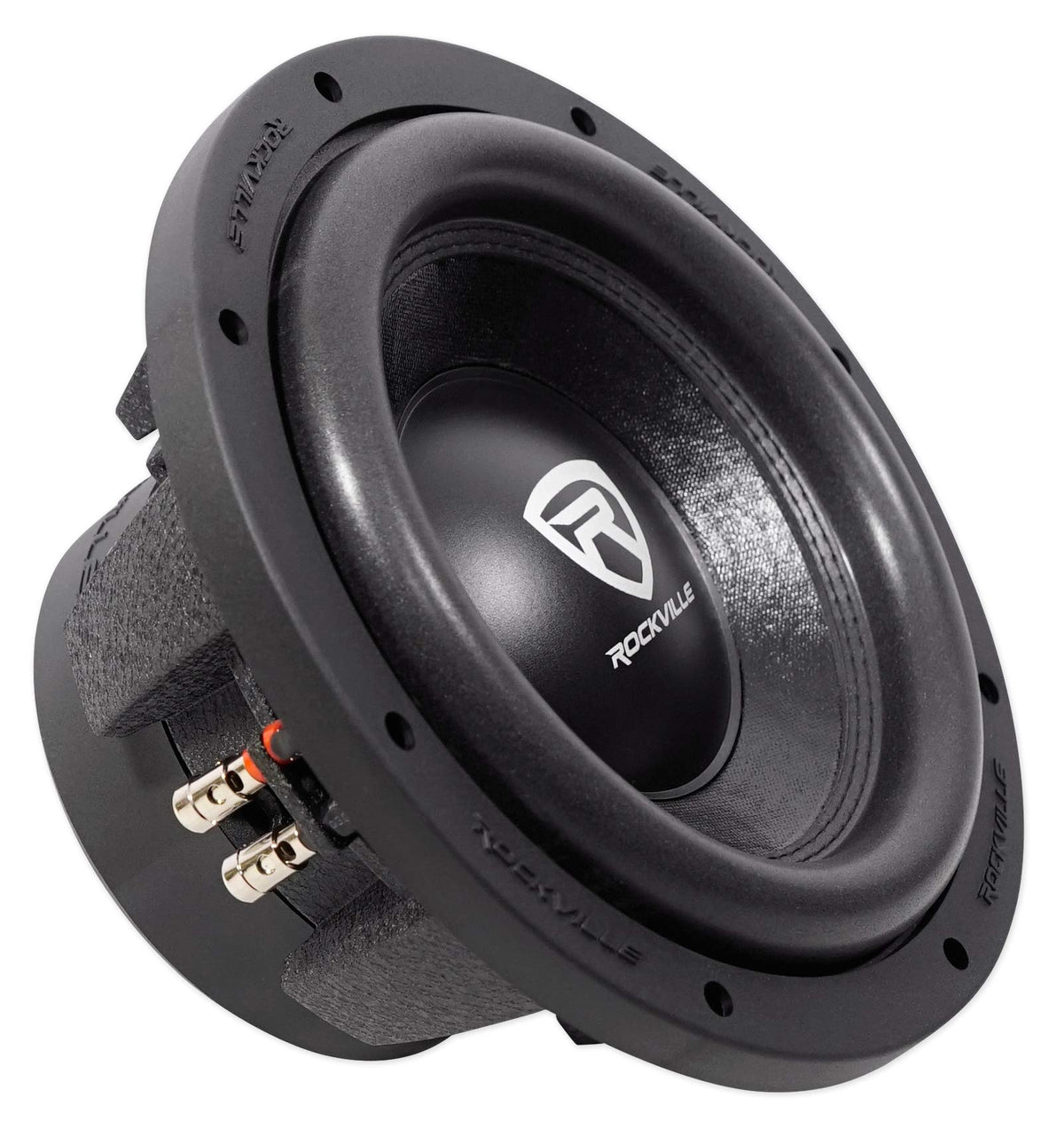 Rockville W10K6D2 V2 10' 2000w Peak Car Audio Subwoofer Dual 2-Ohm Sub 500w RMS CEA Rated, Black