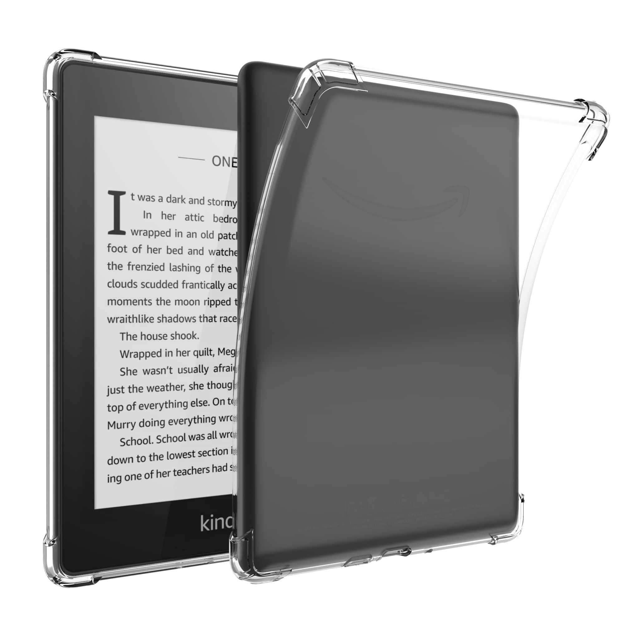 SFFINE Clear Case Compatible for 6.8 Kindle Paperwhite 11th Generation 2021 and Paperwhite Signature Edition,Thin Slim Lightweig