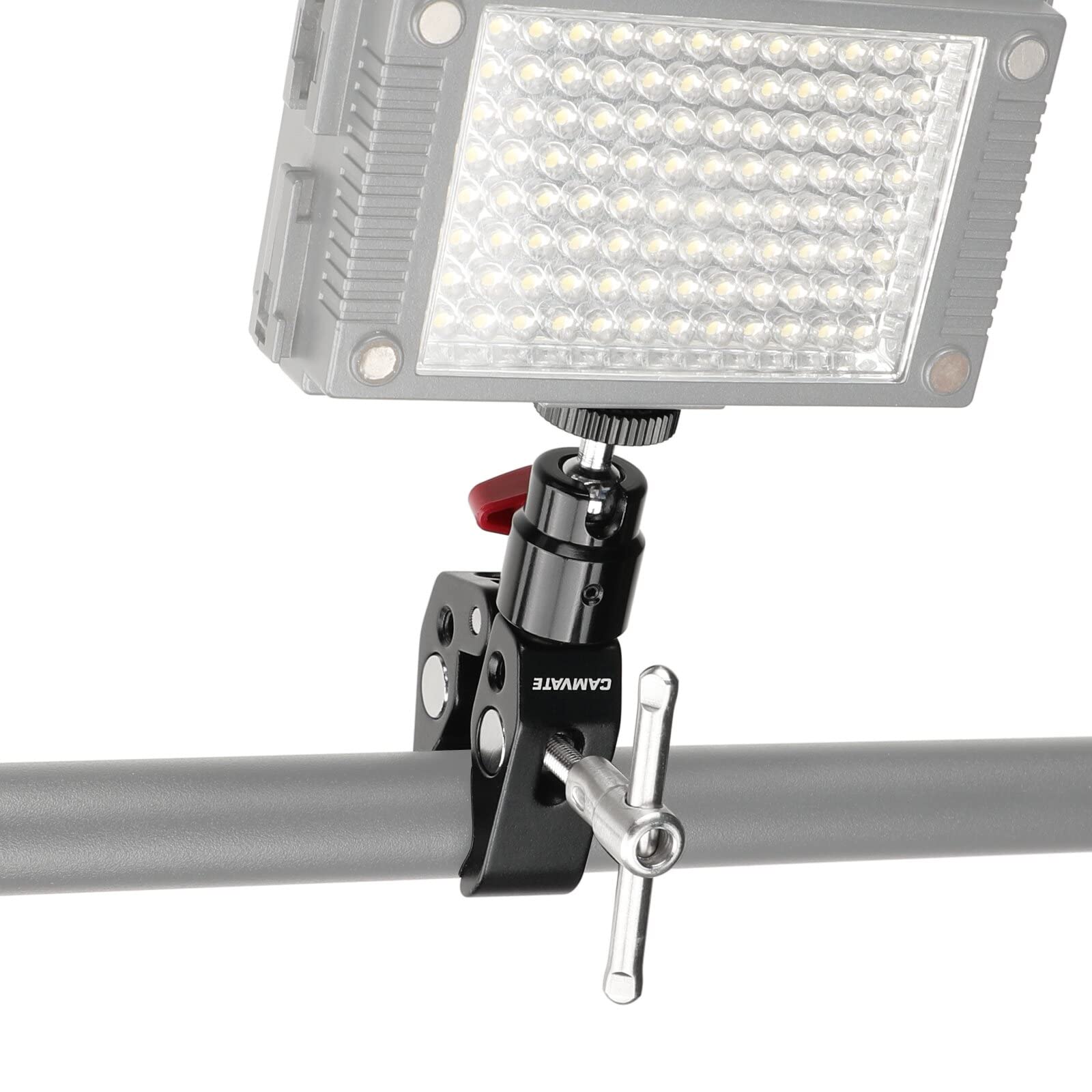 Camvate Super Clamp Articulated Mini Ball Head With 1/4'' 20 Thread Hole   1414