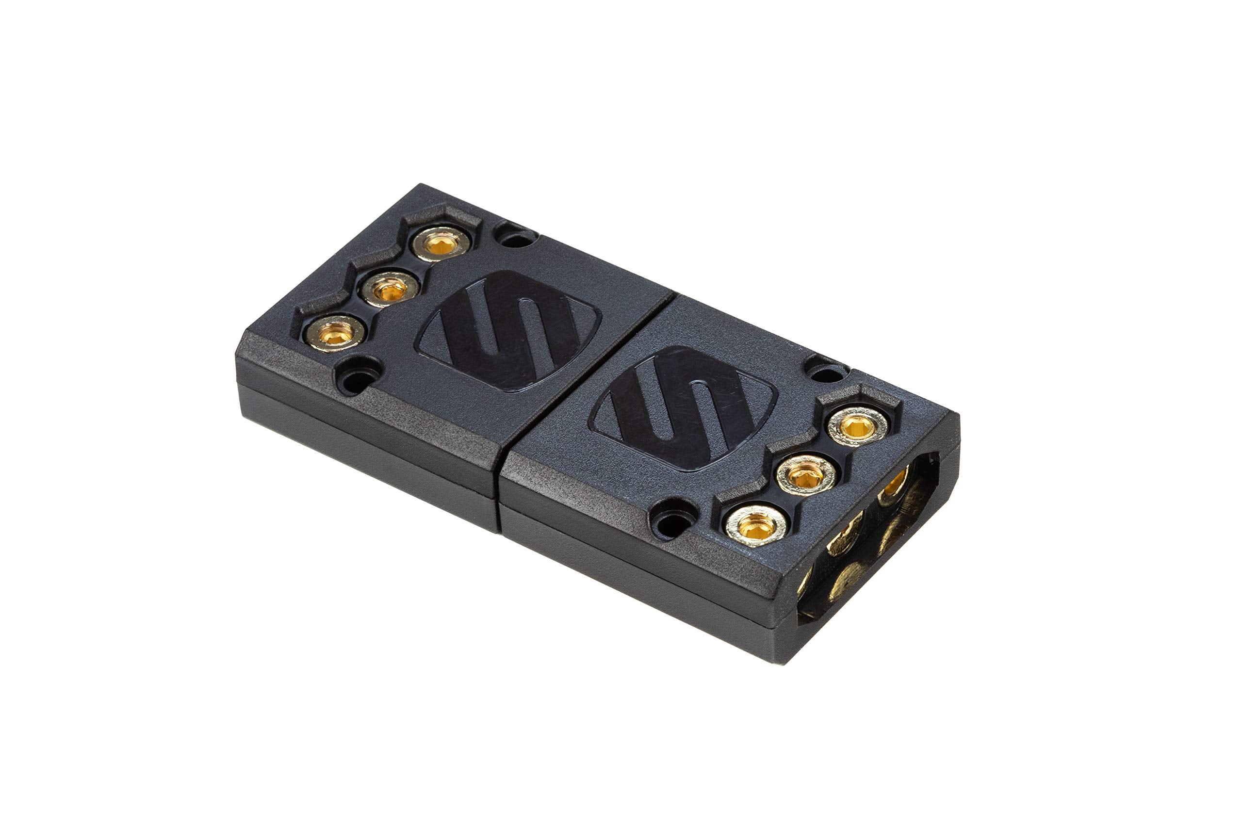 Scosche UAKP Kwik Plug 8 AWG Quick Release Power Connector for Amplifiers and Active Bass Enclosures