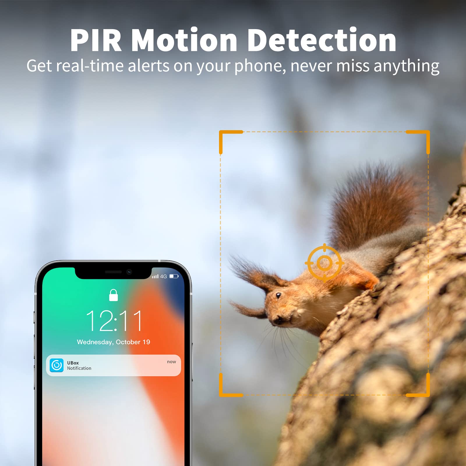 Oculview Cellular Trail Camera 3Rd Generation 4G Lte With Solar Panel, Live Video Game Camera Include Sim Card With 360 Pan Tilt