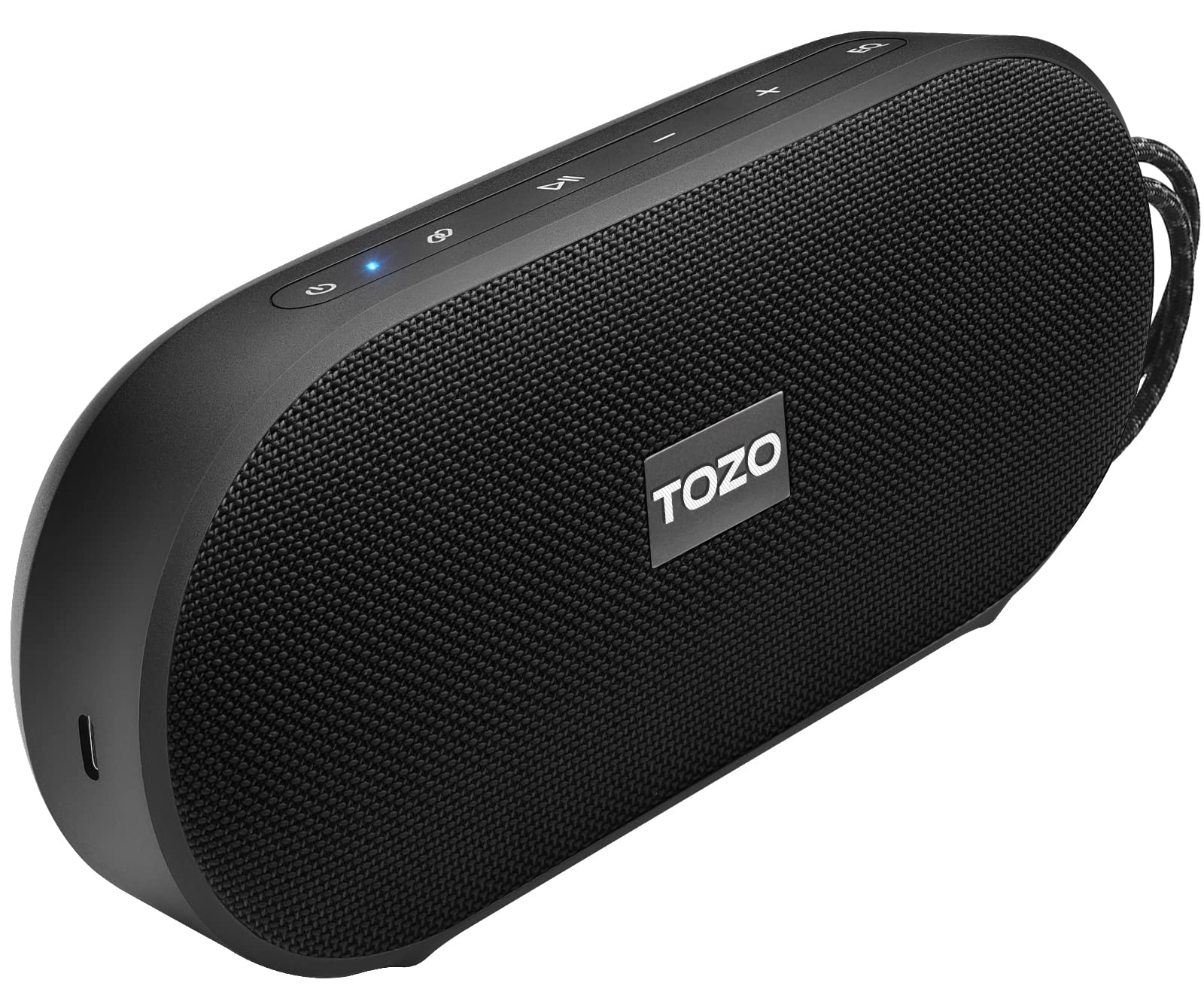 Tozo Pa1 Bluetooth Speakers With 20W Stereo Sound, 25H Playtime, Ipx7 Waterproof Portable Wireless Speakers With Eq Mode App Con