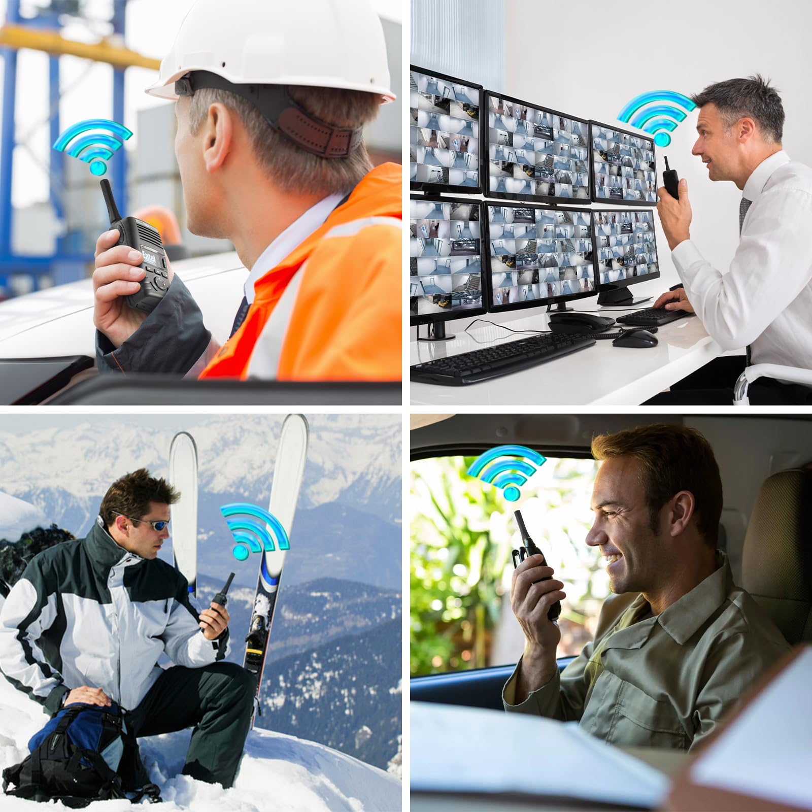 Bingfu Ham Radio 435 Mhz Uhf Antenna 2 Pack Two Way Radio Walkie Talkie Short Soft Whip Rubber Antenna 2.28Inch For Kenwood Woux