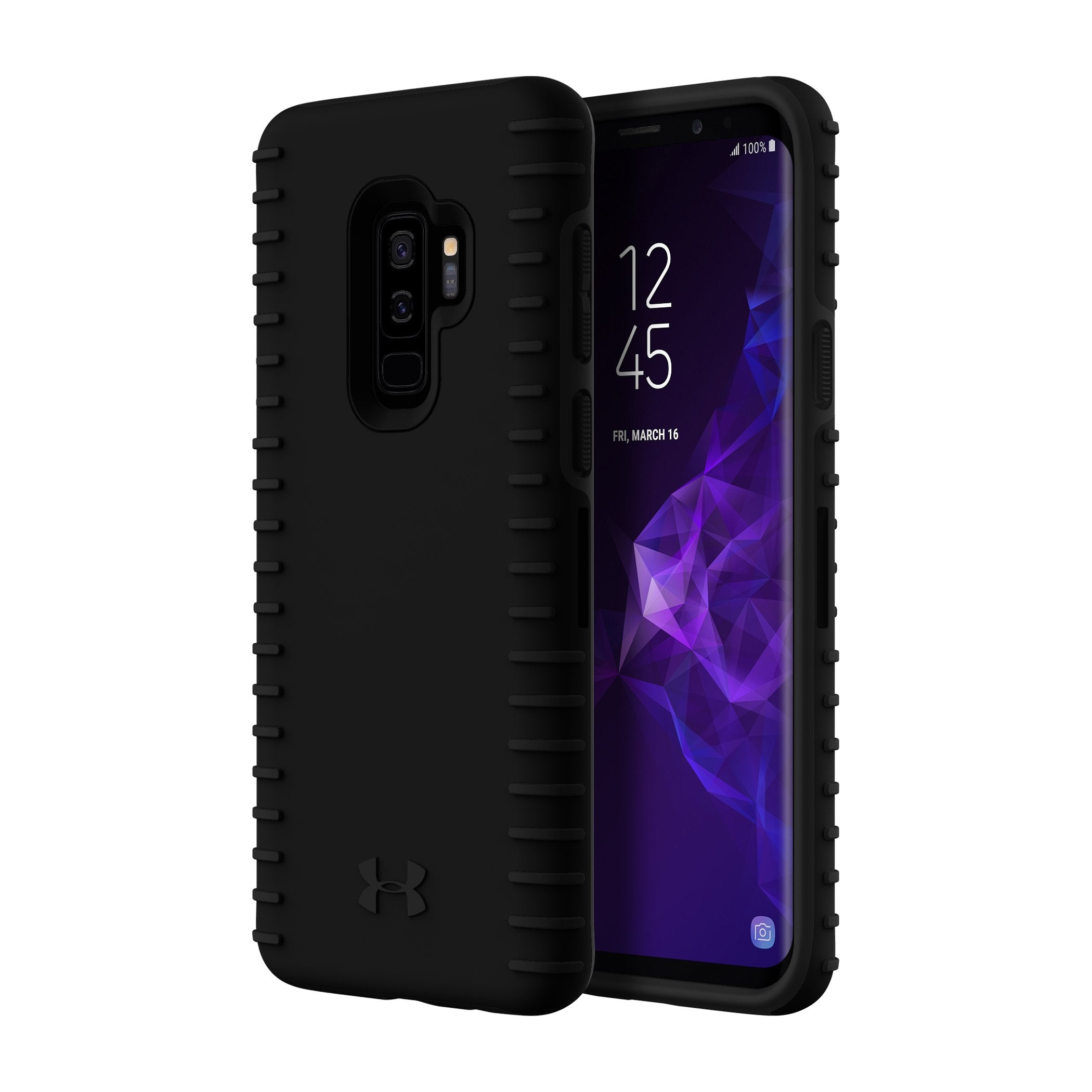 Under Armour Ua Protect Grip Case For Samsung Galaxy S9+   Black/Black (Uasa 015 Blk)