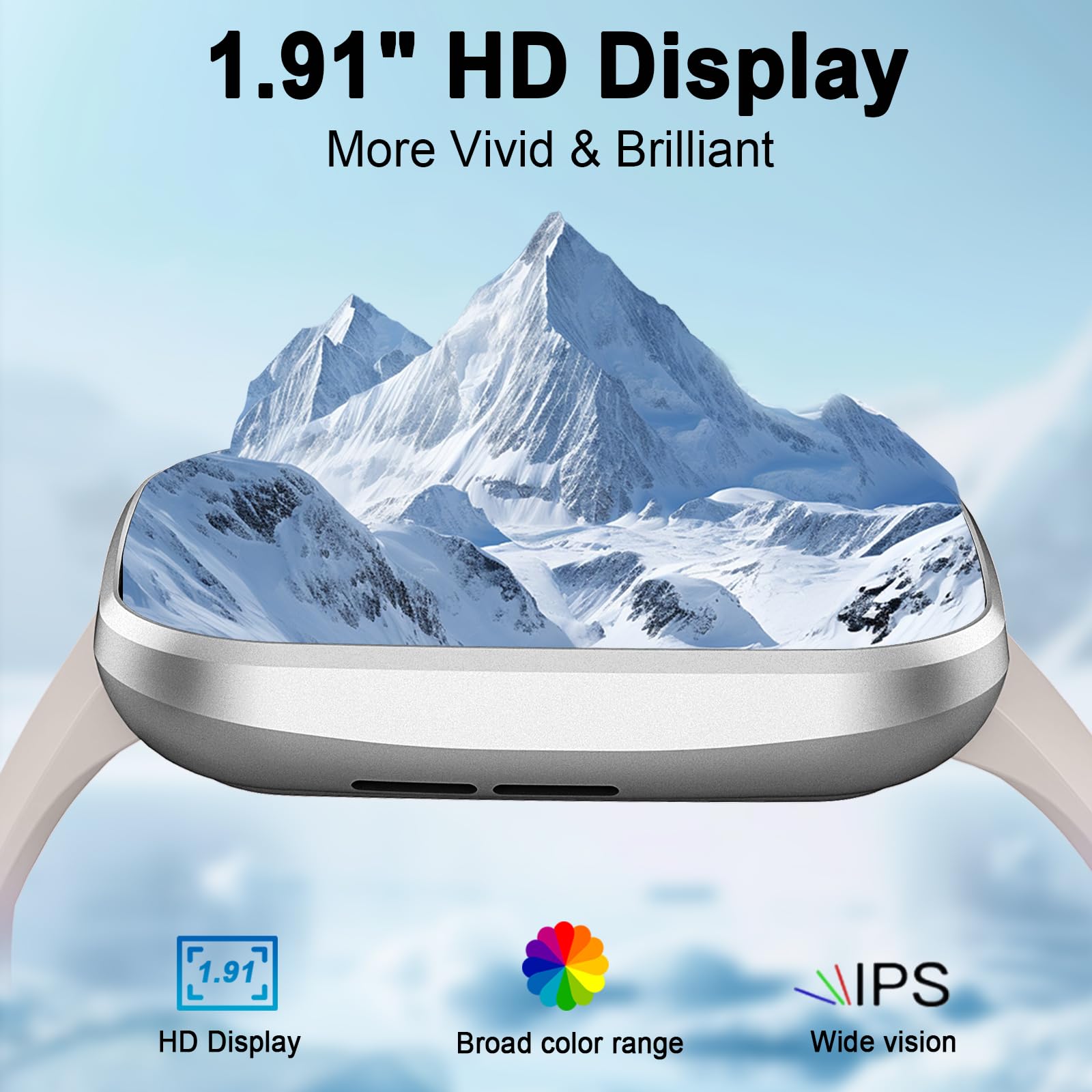 Smart Watch(Answer/Make Call), 1.91 '' Smartwatch For Men Women, 2025 New Fitness Watch With 110+ Sport Modes, Fitness Activity