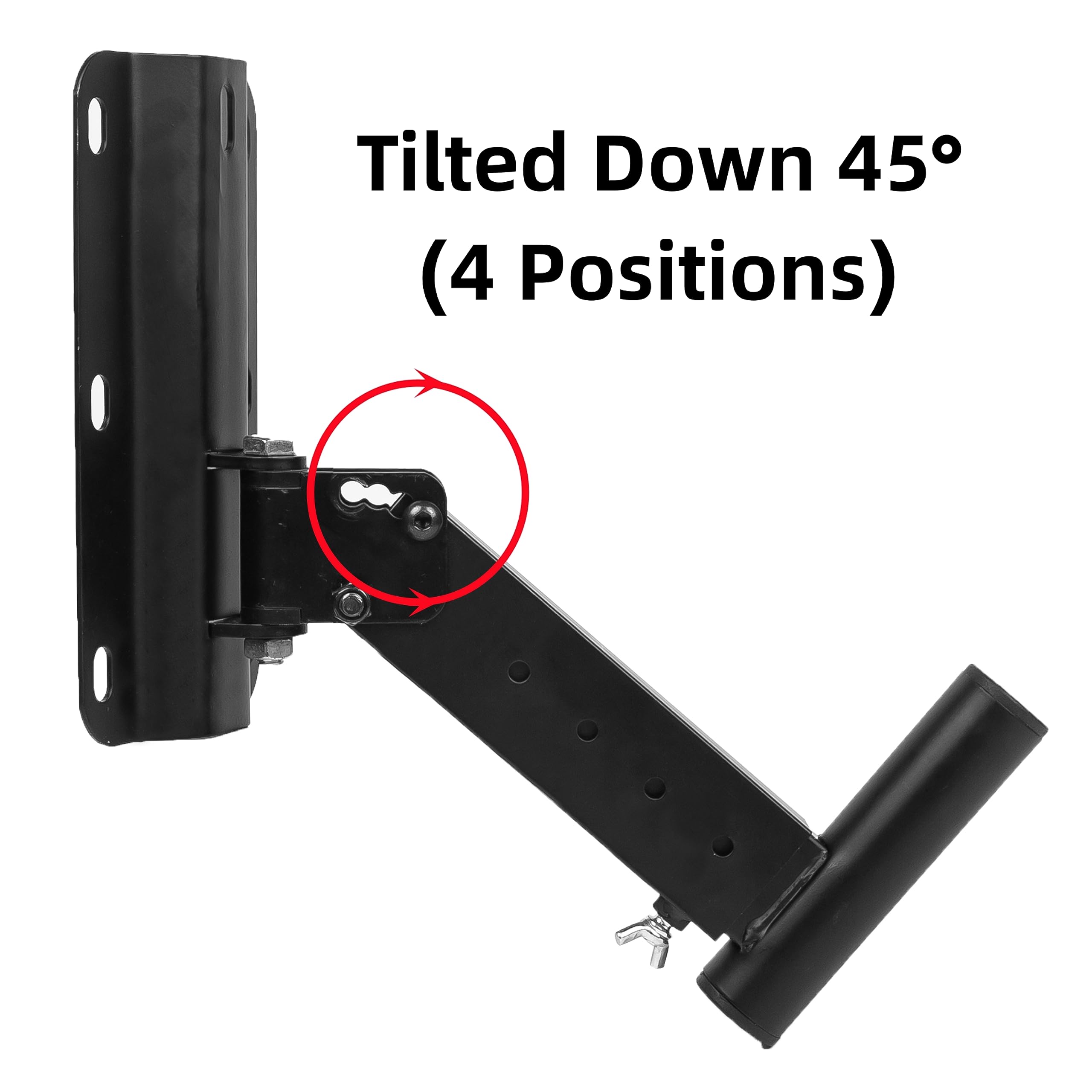 Desyeryamimi Pa Speaker Mount Bracket Support Up To 110Lbs Adjustable Speaker Wall Mount Brackets Heavy Duty Speaker Mounts Spea