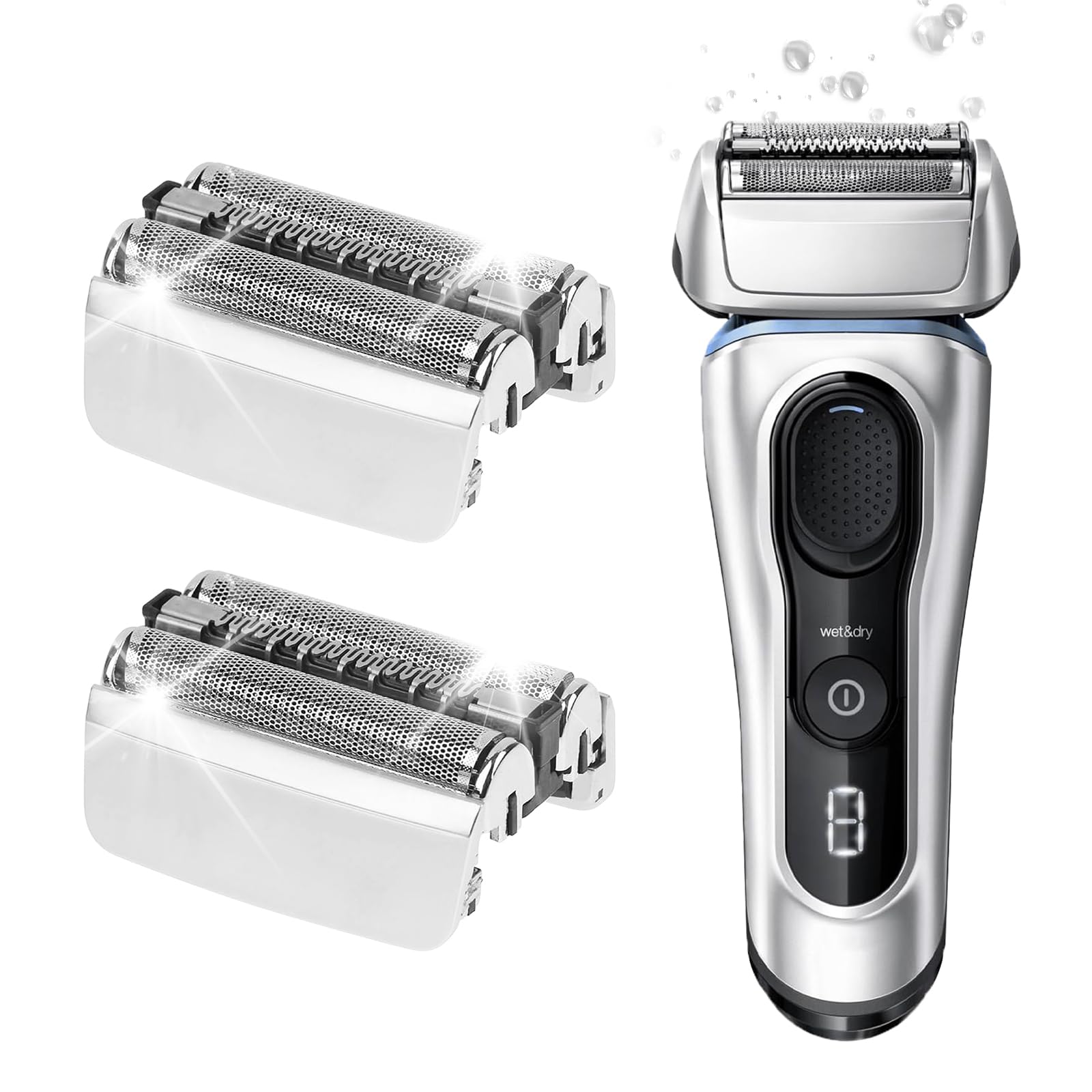 Series 8 83M Electric Shaver Head Replacement,Compatible With Braun S8 Replacement Head Electric Razor Blades Model 8370Cc,8340S