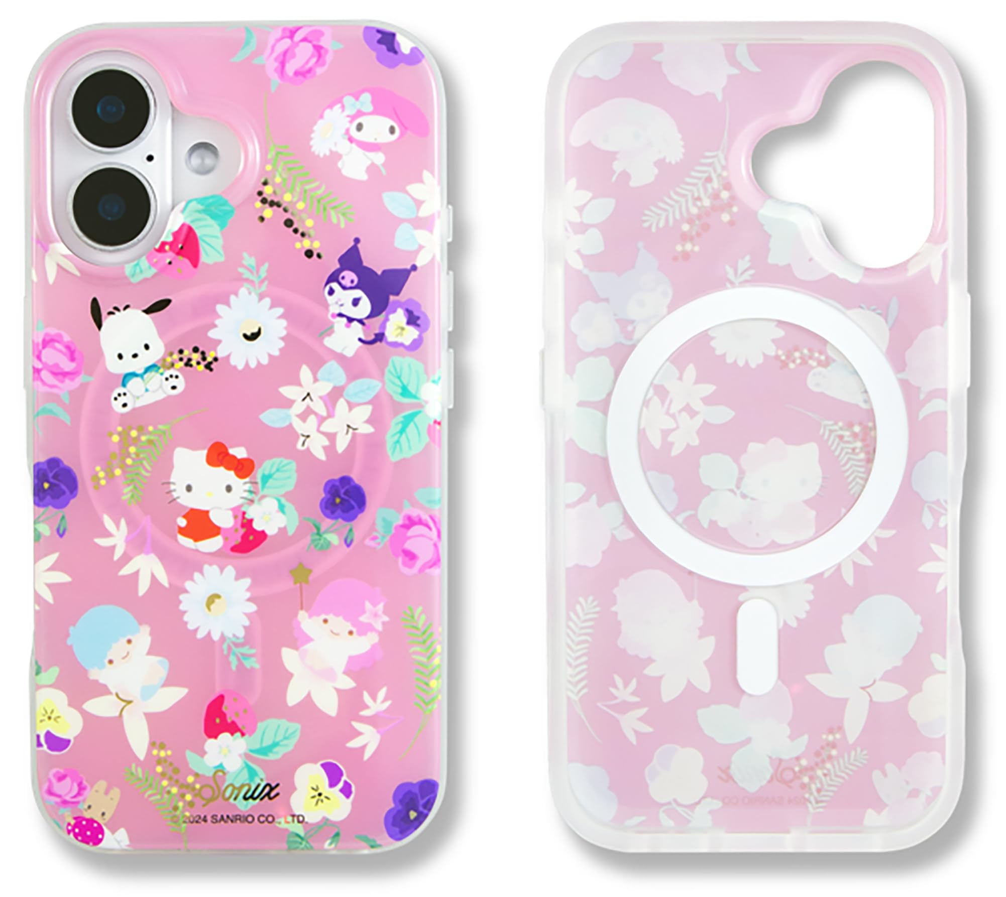 Sonix X Sanrio Case For Iphone 16 | Compatible With Magsafe | 10Ft Drop Tested | Hello Kitty And Friends Floral