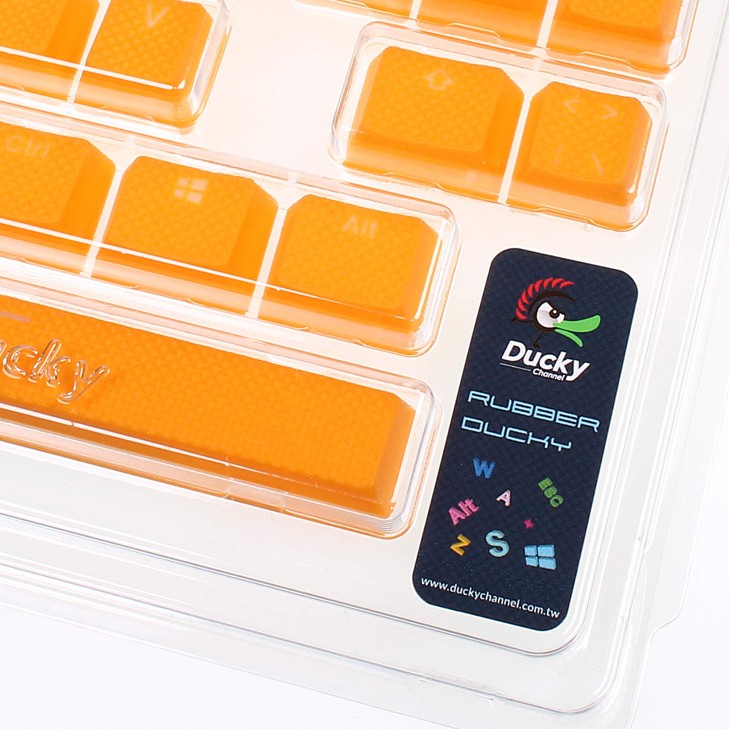 Ducky Yellow Backlit 31 Key Oem Profile Double Shot Abs Rubber Keycap Set