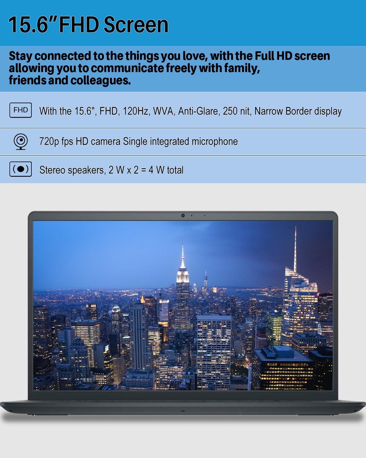 Dell Inspiron 15 3520 Laptop Computer, 15.6'' 120Hz Ips Fhd, 16Gb Ram, 512Gb Ssd, Intel I3 1215U Up To 4.40 Ghz, Students And Bu