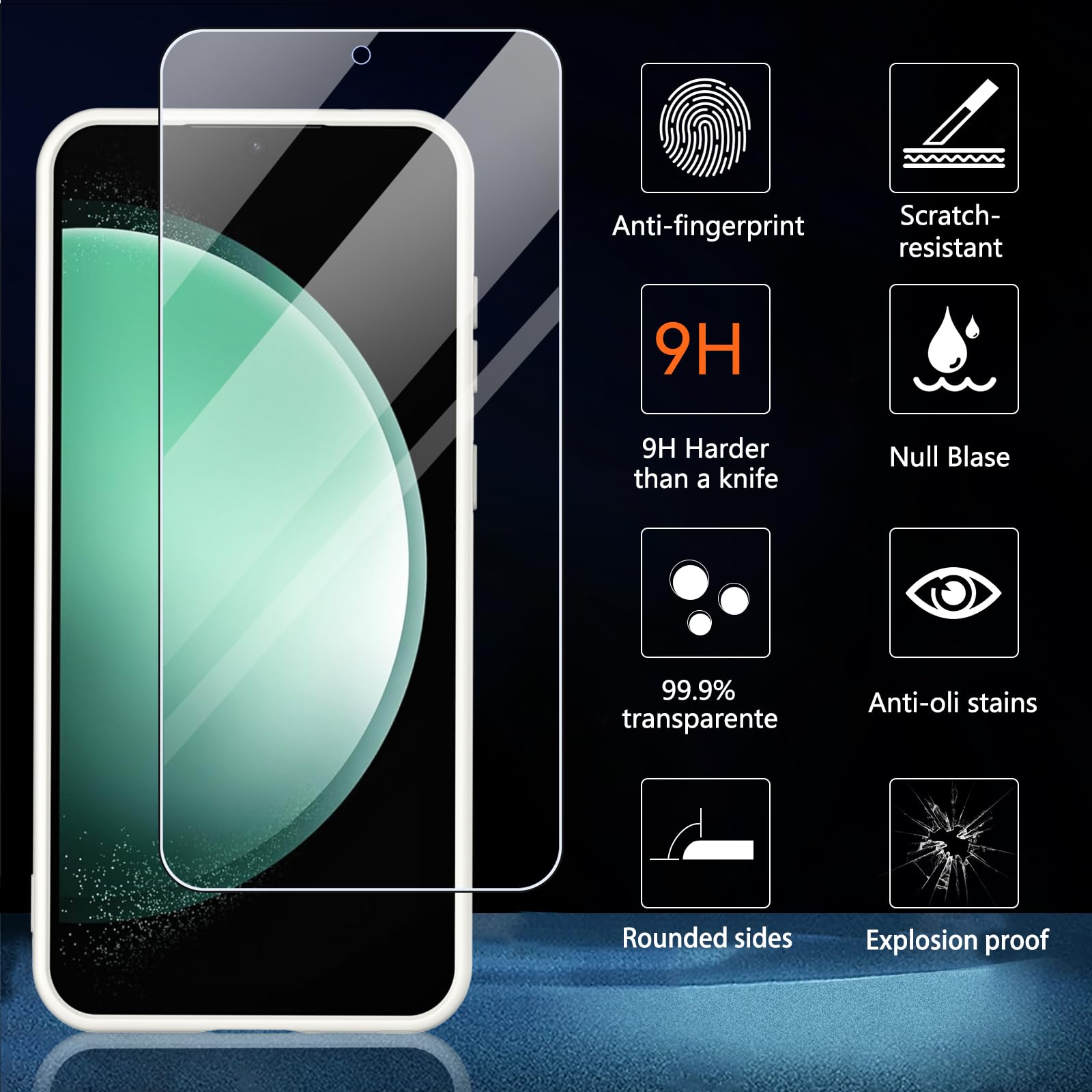 For Samsung Galaxy S23 Fe Case 6.4'',Magnetic Galaxy S23 Fe Case For Magsafe With Screen Protector [Military Grade Protection] S