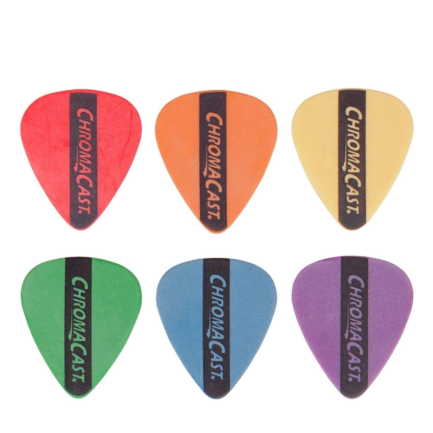 Chromacast 96 Pick Sampler   Includes Pearl Celluloid And Durapicks In Assorted Colors/Gauges