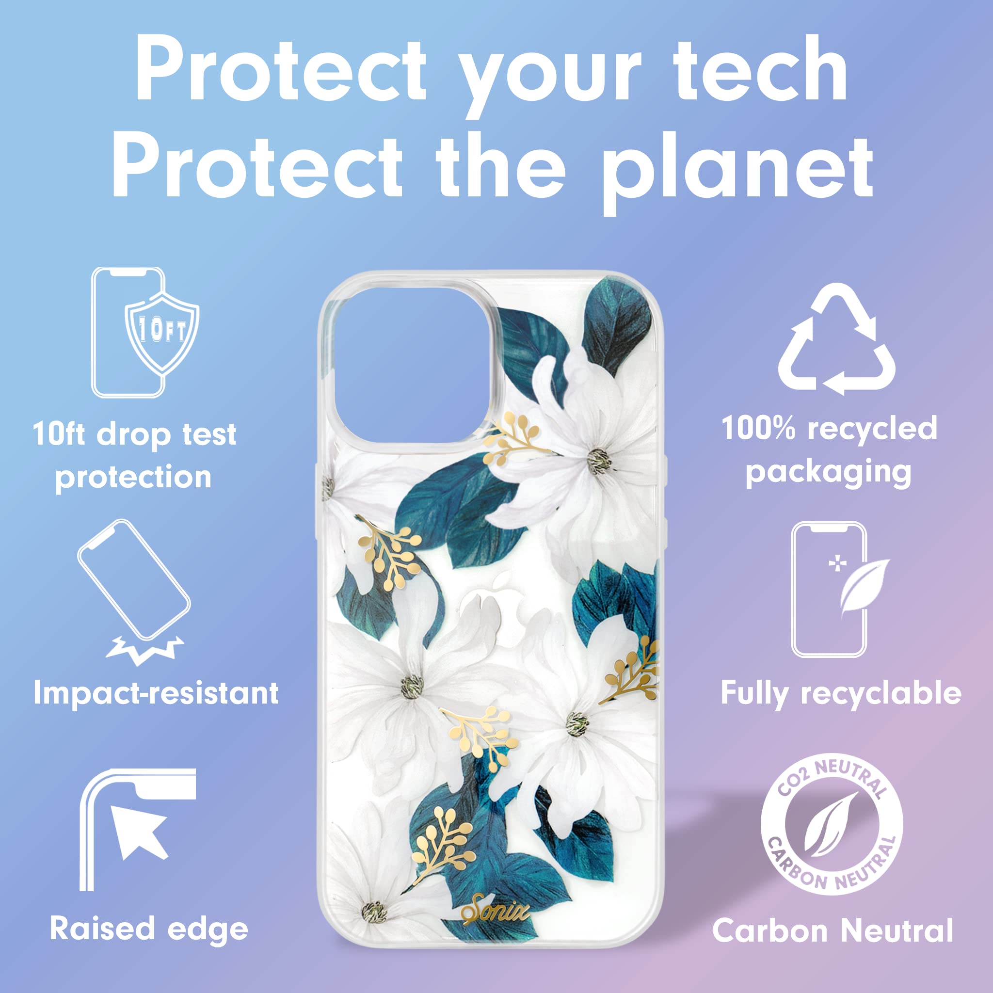 Sonix | Compatible With Magsafe Iphone 14 Plus Case Floral | 10Ft Drop Tested | Delilah Flower