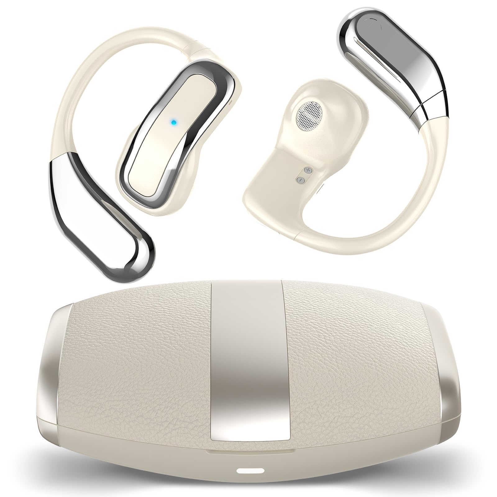 Ai Ows Translator Earbuds,Language Translator Earphone 144 Languages, 3In1 Real-Time Translation Device For Travel Business Lear