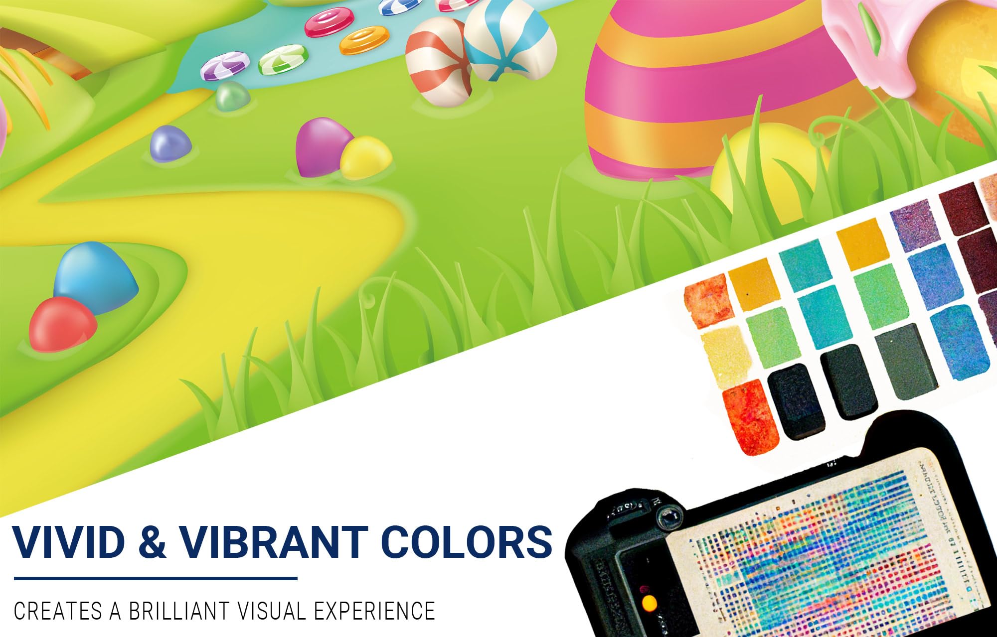 Allenjoy 7X5Ft Lollipop Candyland Backdrop Sweet Cartoon Rainbow Party Supplies For Girls 1St First Birthday Decoration Cupcake