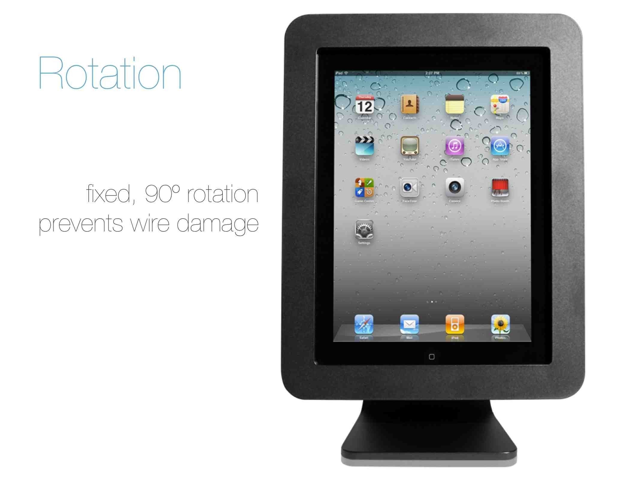 Ipad Security Enclosure By Maclocks   All In One Counter Top A Secure Interactive Unit. Ipad & Ipad Air Compatible. Color: Black