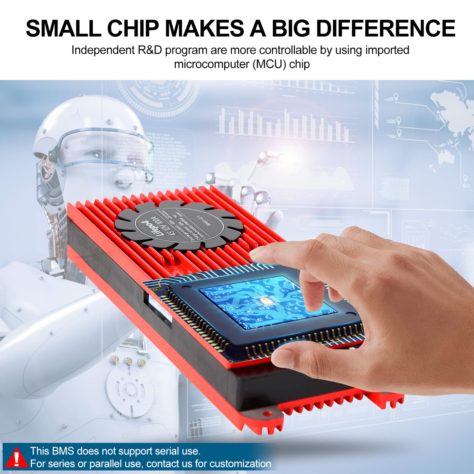 Vnsznr Lifepo4 Bms 4S 12V 100A Lithium Iron Phosphate Battery Management System Pcb Protection Board With Balance Leads Wires Fo