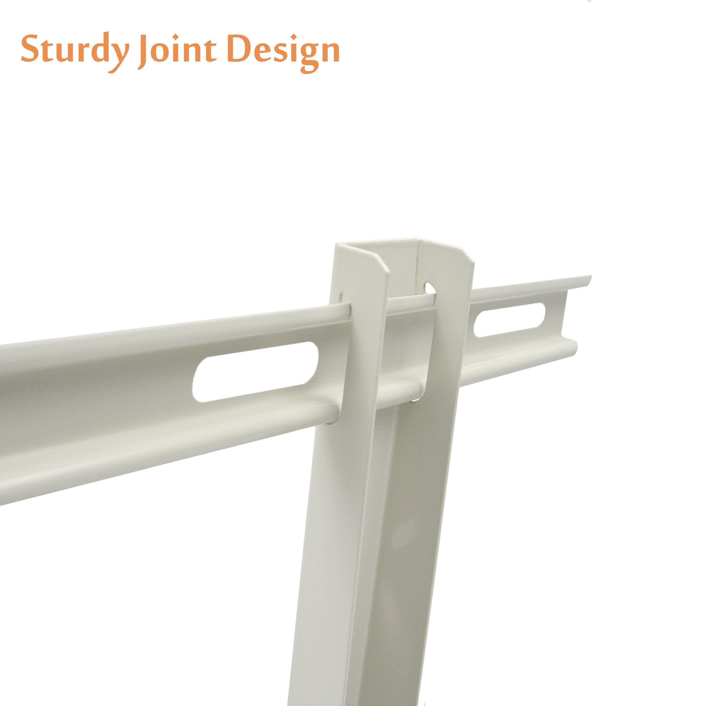 Jeacent Outdoor Wall Mounting Bracket For Ductless Mini Split Air Conditioner Heat Pump Systems, Universal, 7000 18000 Btu Conde