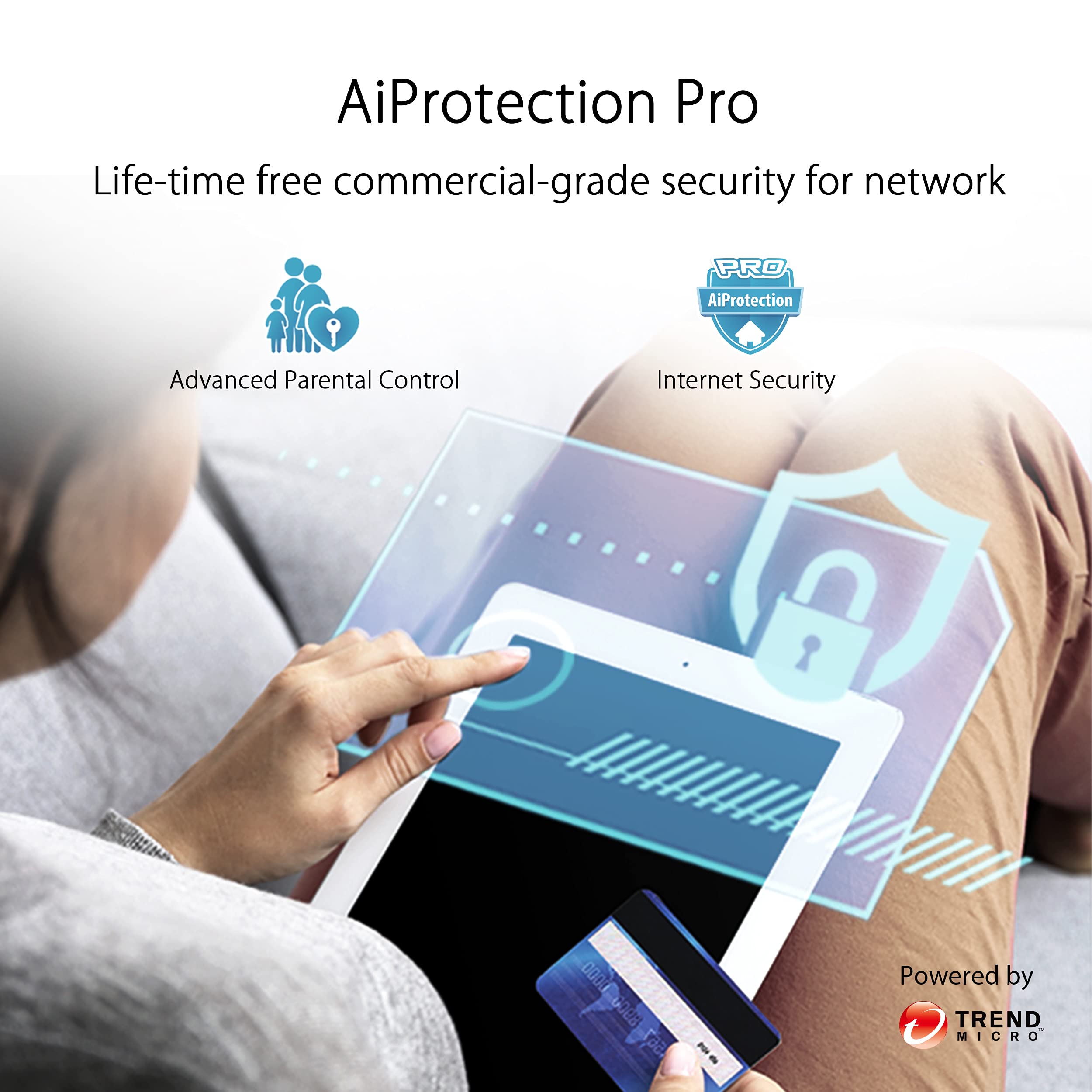 Asus Zenwifi Whole-Home Tri-Band Mesh Wifi 6E System (Et8 2Pk), Coverage Up To 5,500 Sq.Ft & 6+Rooms, 6600Mbps, New 6Ghz Band, A