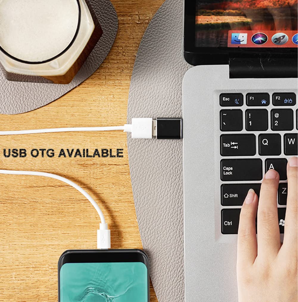 Usb C Adapters 4 Pack, Usb C To Usb 3.0 Otg Adapter, Micro Usb To Usb C Adapter Compatible With Macbook Pro, Samsung Galaxy, Sma