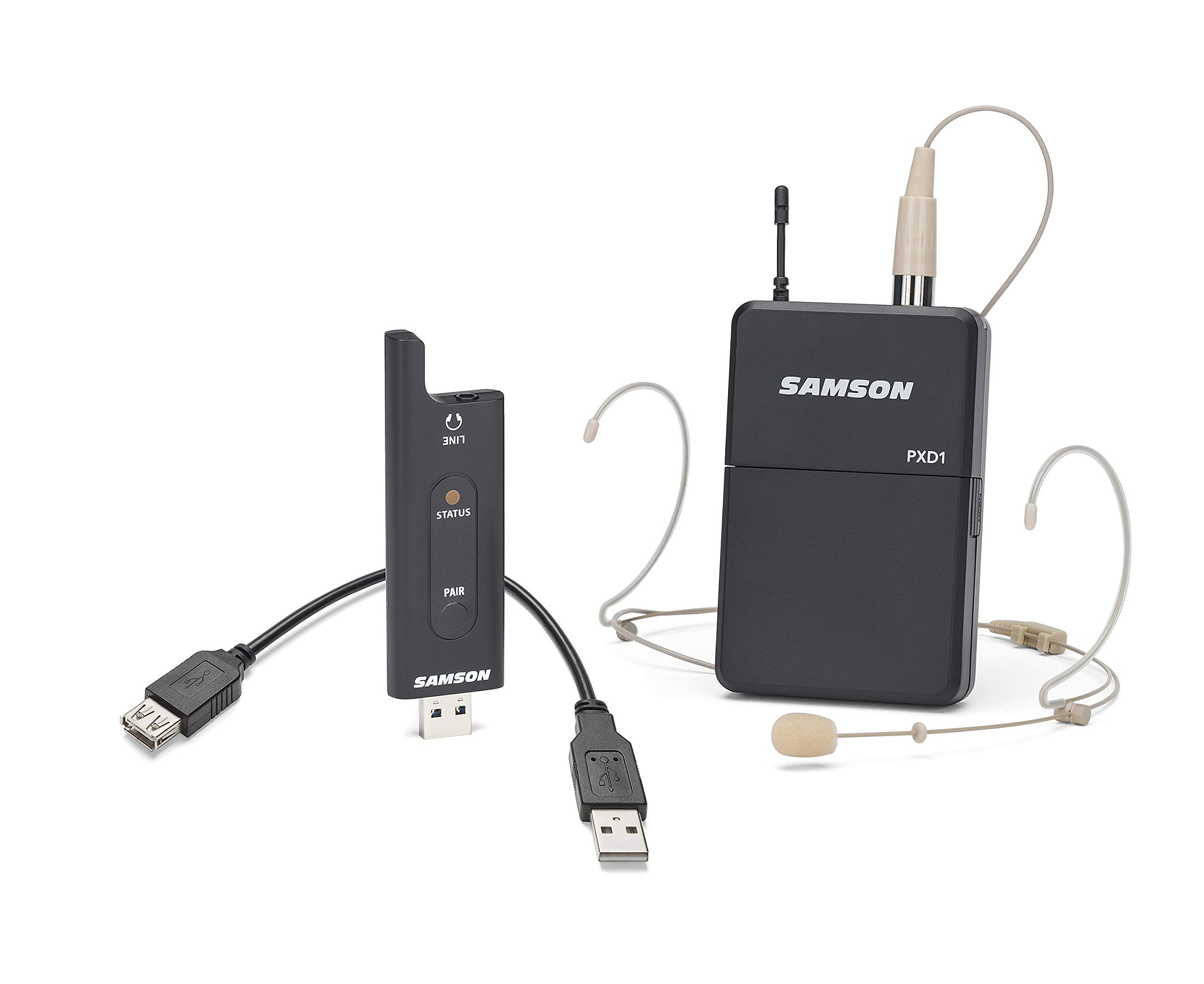 Samson Xpd2 Headset Usb Digital Wireless System (Swxpd2Bde5), Blk