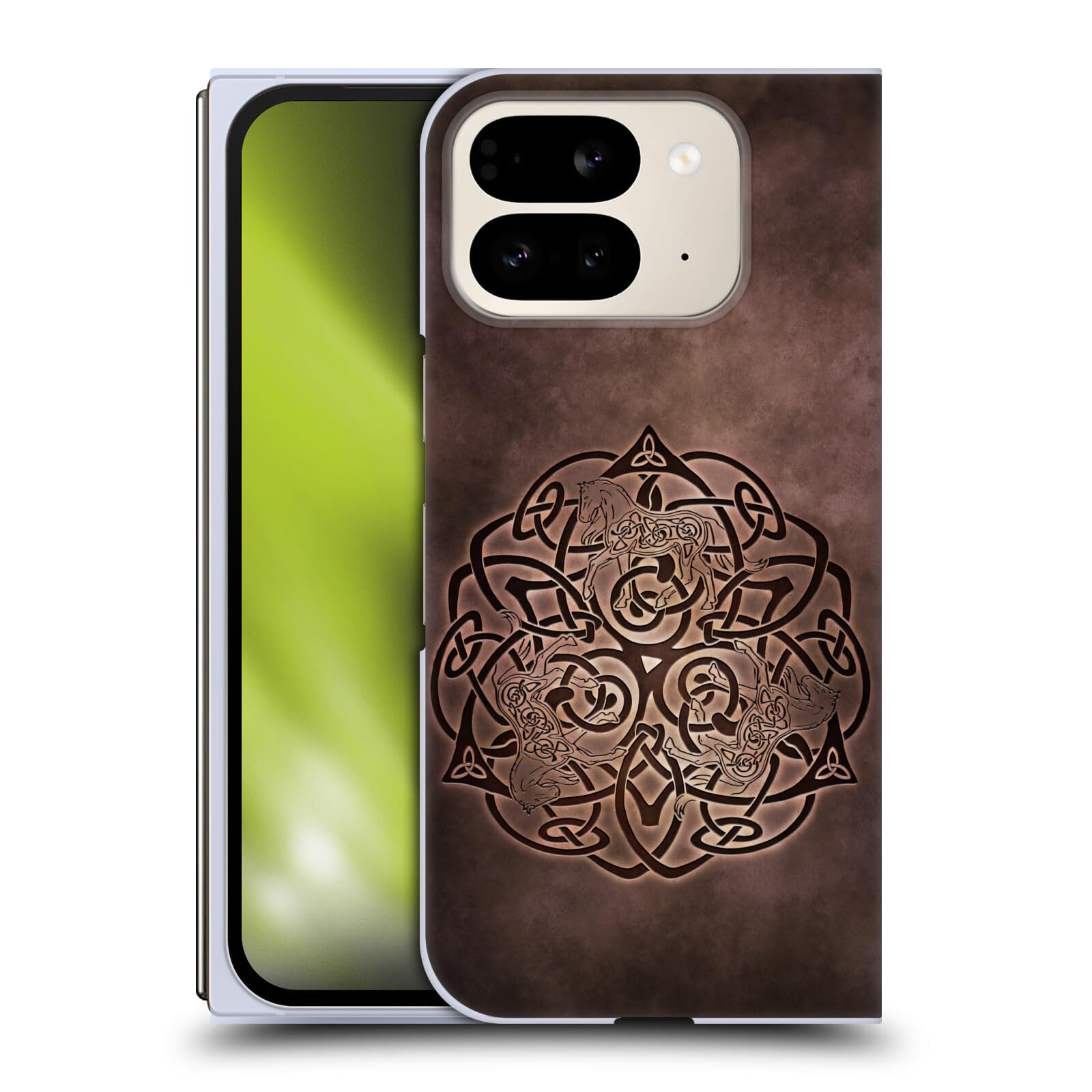 Head Case Designs Officially Licensed Brigid Ashwood Knot Horse Celtic Wisdom Hard Back Case Compatible with Google Pixel 9 Pro 