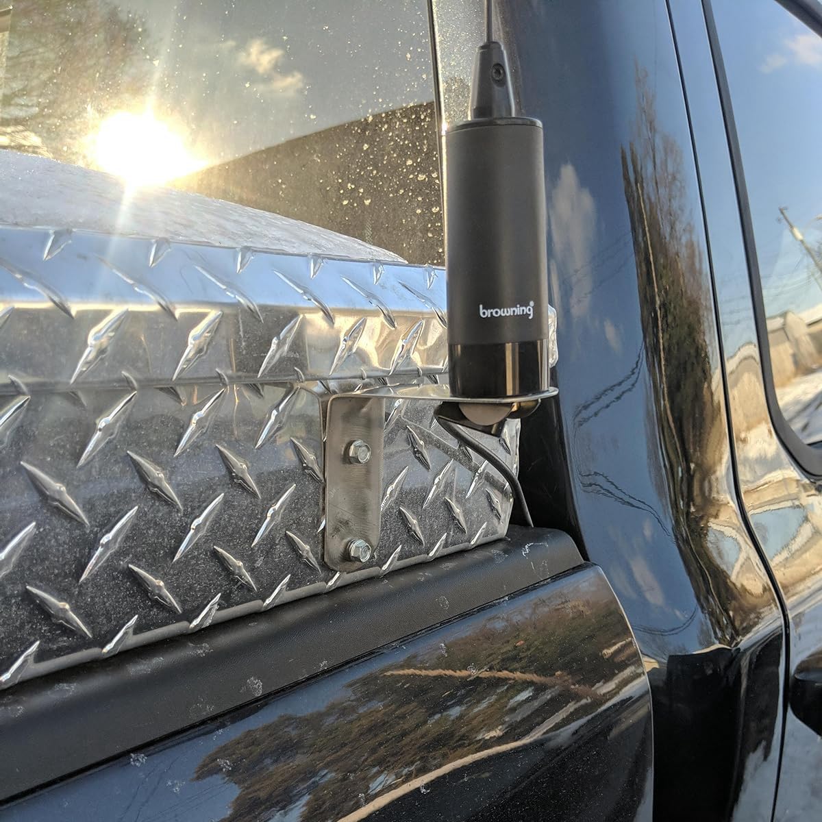 Antenna Cable With Nmo Connector And Uhf (Pl 259 Plug) 20Ft Length With L Shape Bracket For Cb Radio Extension