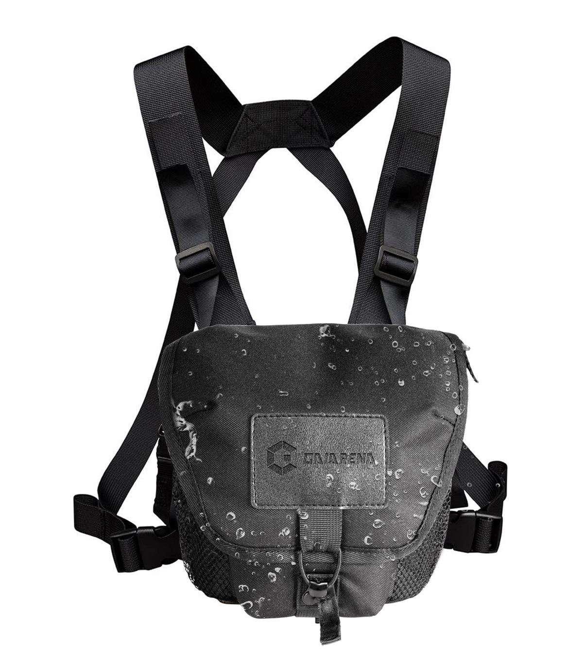 Gaiarena Binocular Harness Chest Pack, Waterproof Bino Harness With Rangefinder Pouch For 12X42 Binoculars Bino Chest Harness Ad