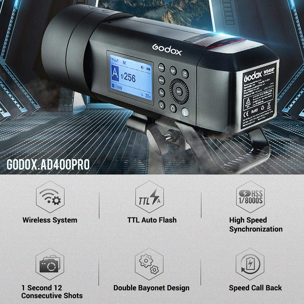 Godox Ad400Pro Witstro All In One Outdoor Flash