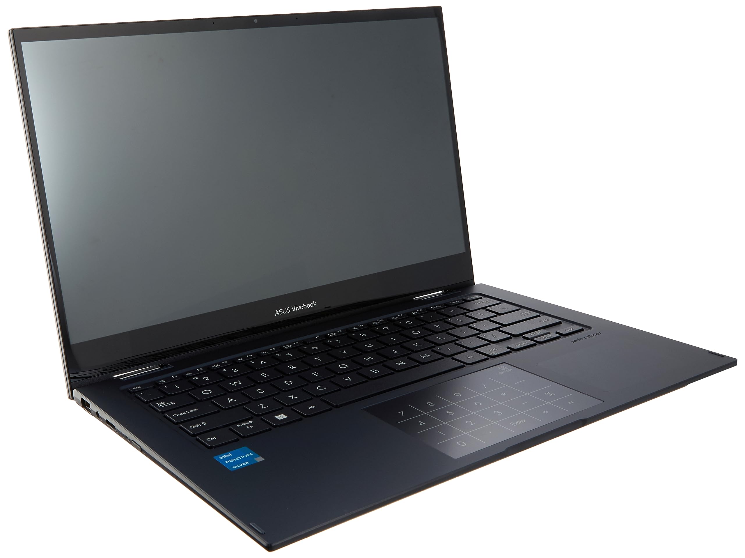 14 Slv N6000 8G 128G W11HS|ASUS VivoBook Flip Quiet Blue Touch 14.0 FHD 1920X1080 16:9 250nits Glare NTSC: 45% Wide View LED Ba