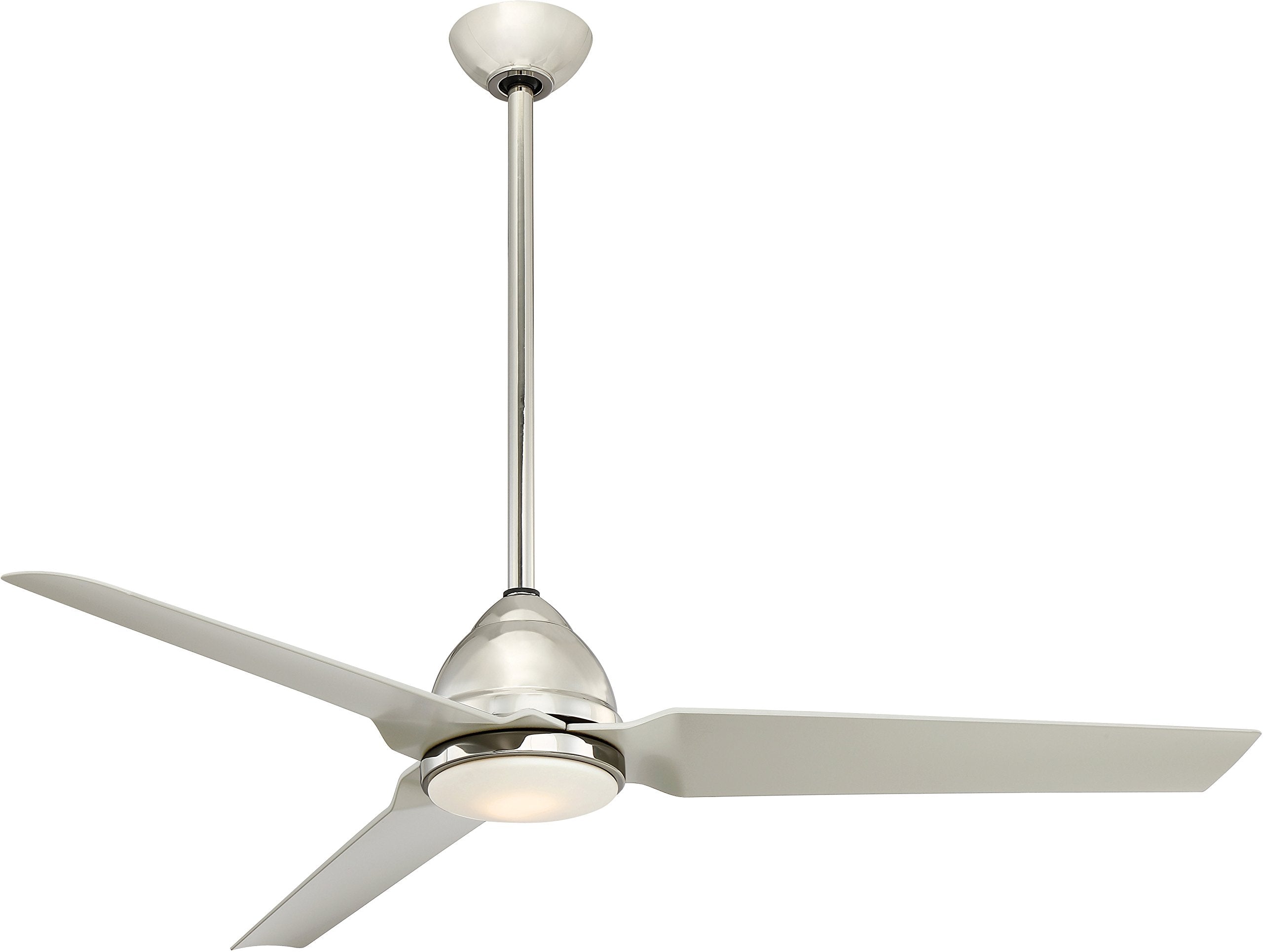 MINKA-AIRE F753L-PN, Java LED 54 Indoor or Outdoor Ceiling Fan, Polished Nickel