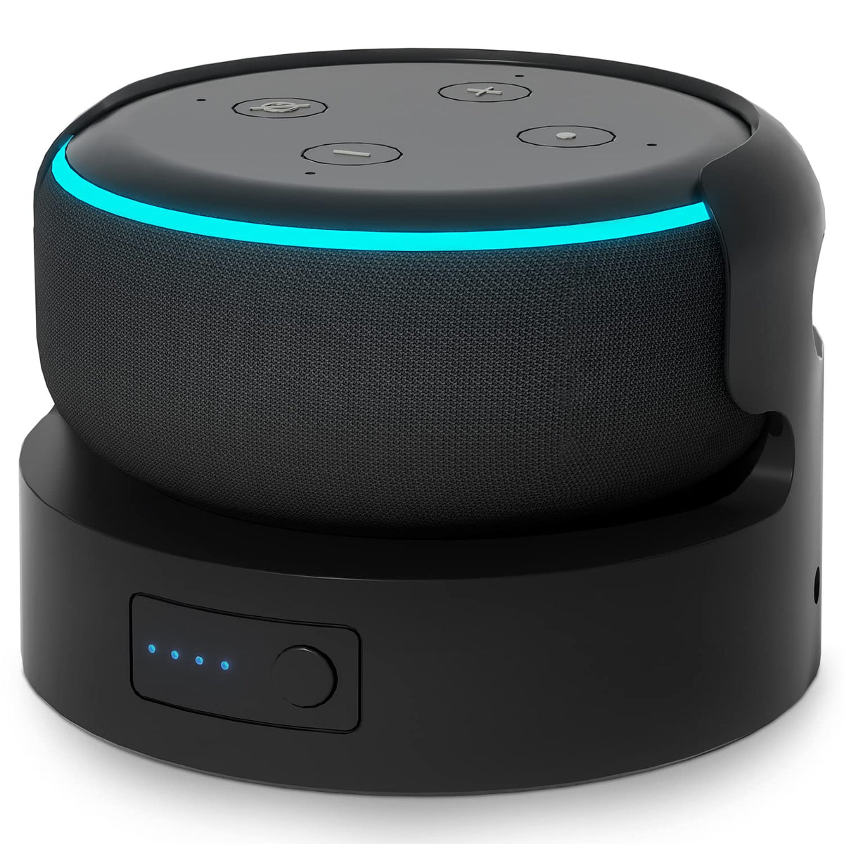 Liboer Battery Base For Echo Dot 3Rd Gen Battery Stand Portable Charger For Dot 3Rd And Google Mini 2 Back Up Battery 8 Hours Pl