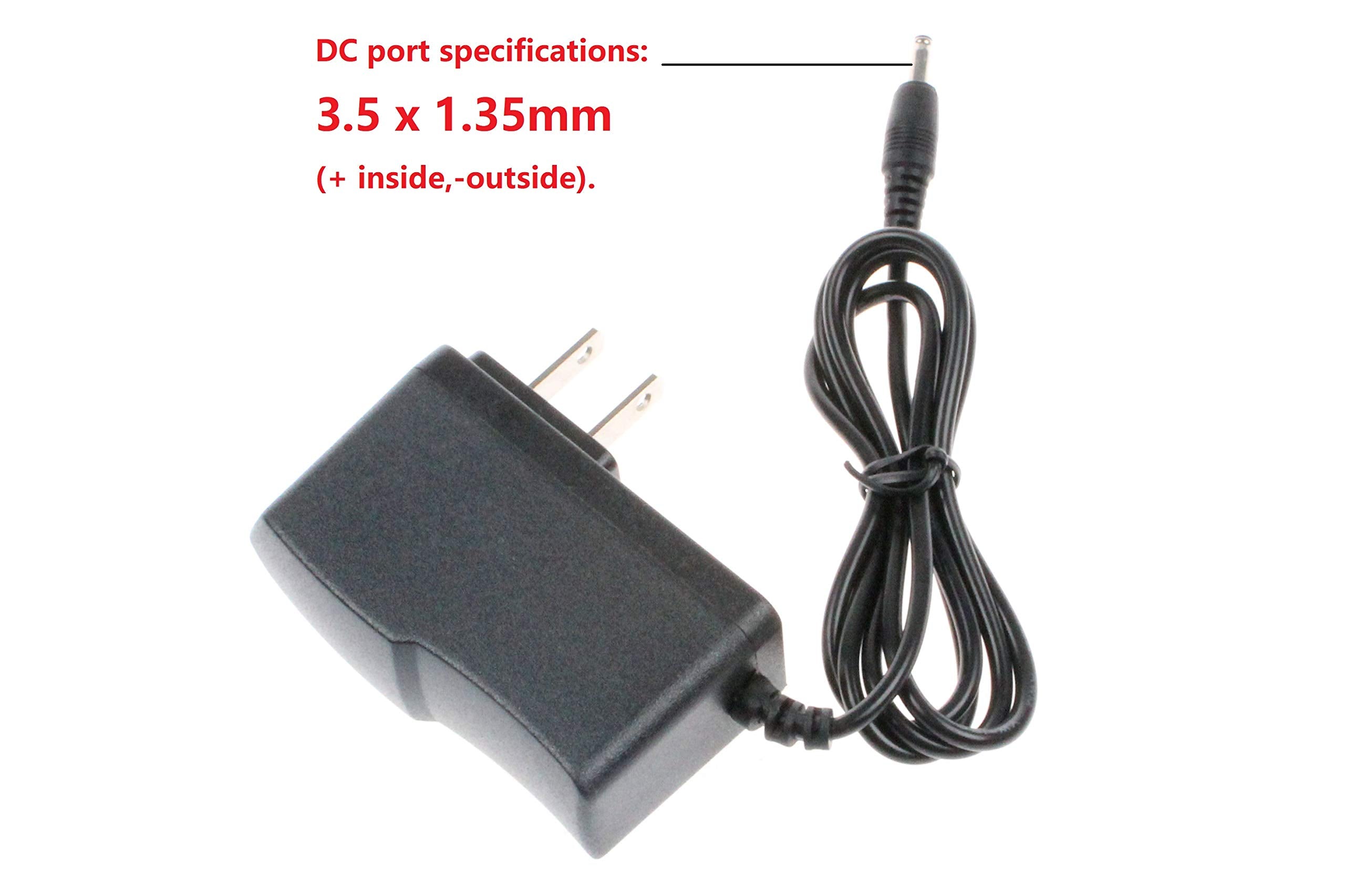 Noyito Ac To Dc 4.5V 1A 1000Ma Adapter Converter Ac120V 100-240V To 4.5V Power Supply Dc Interface 3.5 X1.35Mm Wire Length 4.9 F