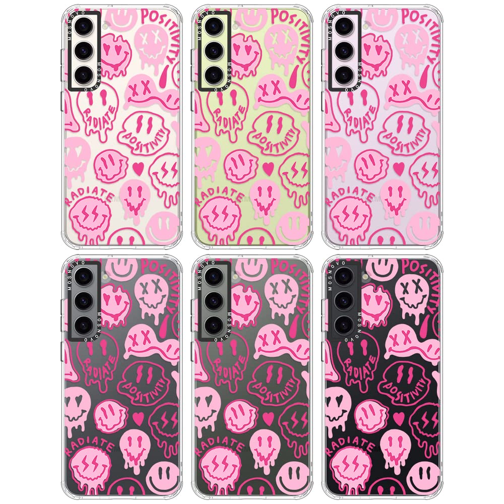 Mosnovo Case For Samsung Galaxy S23, [Buffertech 6.6Ft Military Grade Drop Protection] [Anti Peel Off Tech] Clear Tpu Bumper Pho