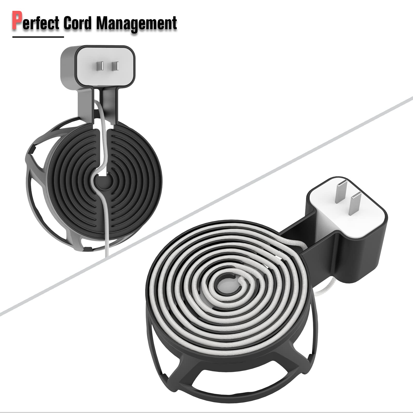 Heymoontong Outlet Wall Mount Holder Stand Fits For Apple Homepod Mini, A Space Saving Accessory For Homepod Mini Smart Home Spe