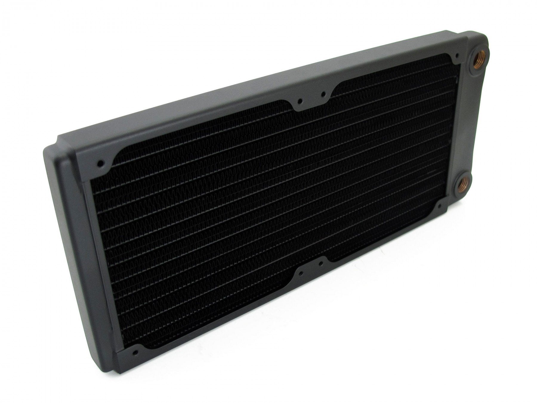 Xspc Tx240 Ultra Thin Radiator, 120Mm X 2, Dual Fan, Black